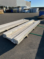 Parti Helträgolv Moelven 14×117×4200 mm – Borstad Grå, 44,4 m²