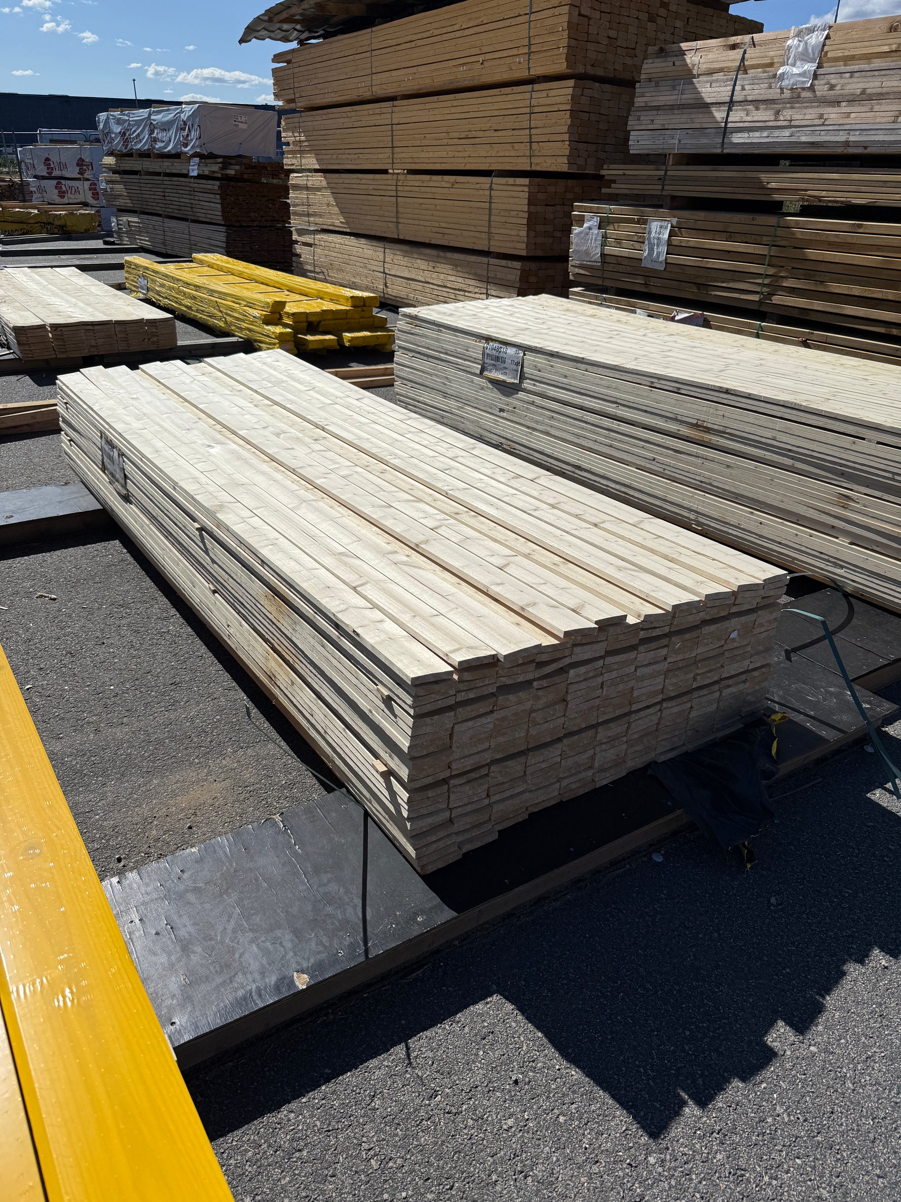 Parti Finsågade Brädor 17x95mm 3,00m 240st Gran- Obehandlad