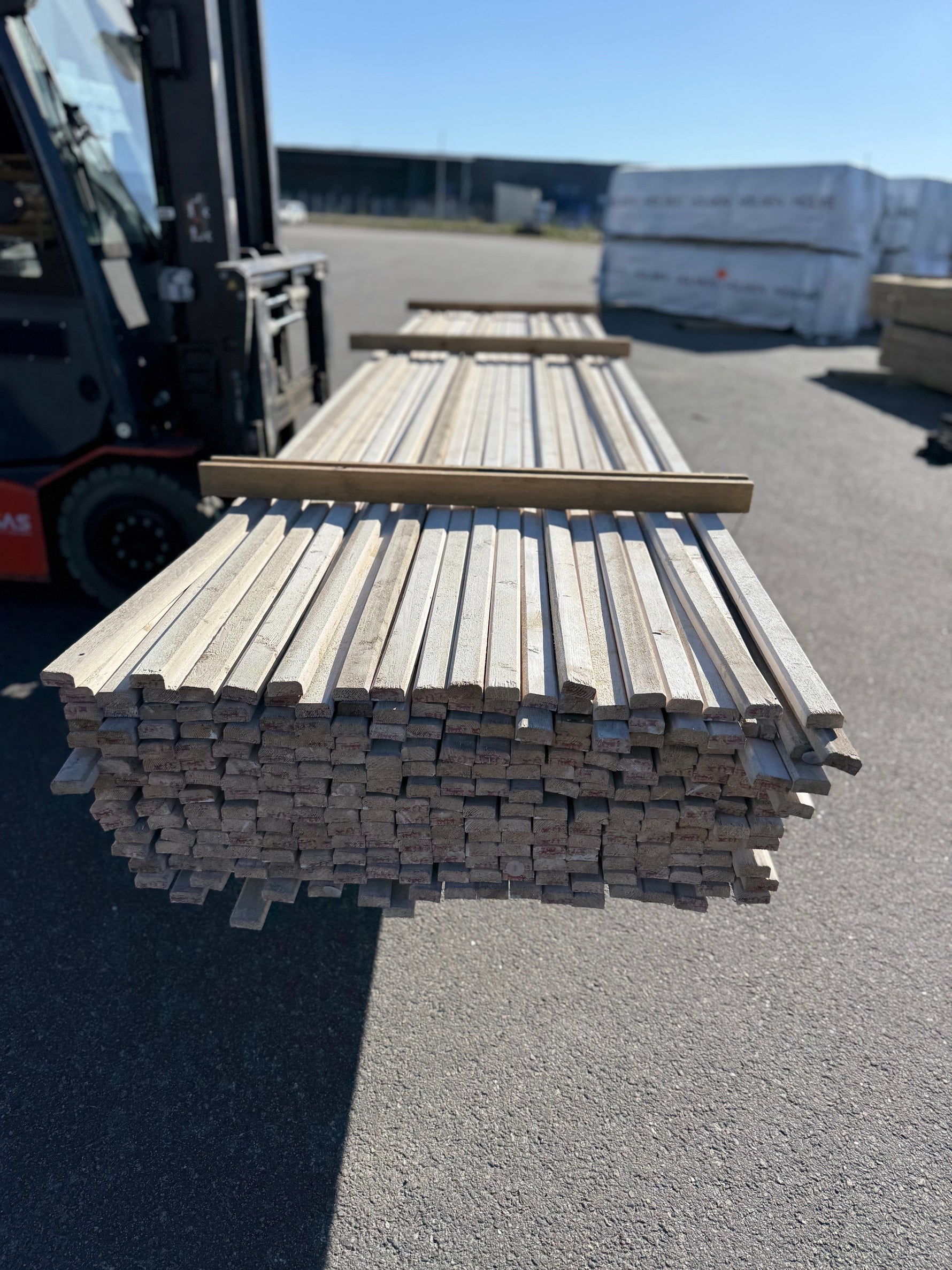 Paket lockläkt 22x45mm, 247st 4.80m- Grundmålad