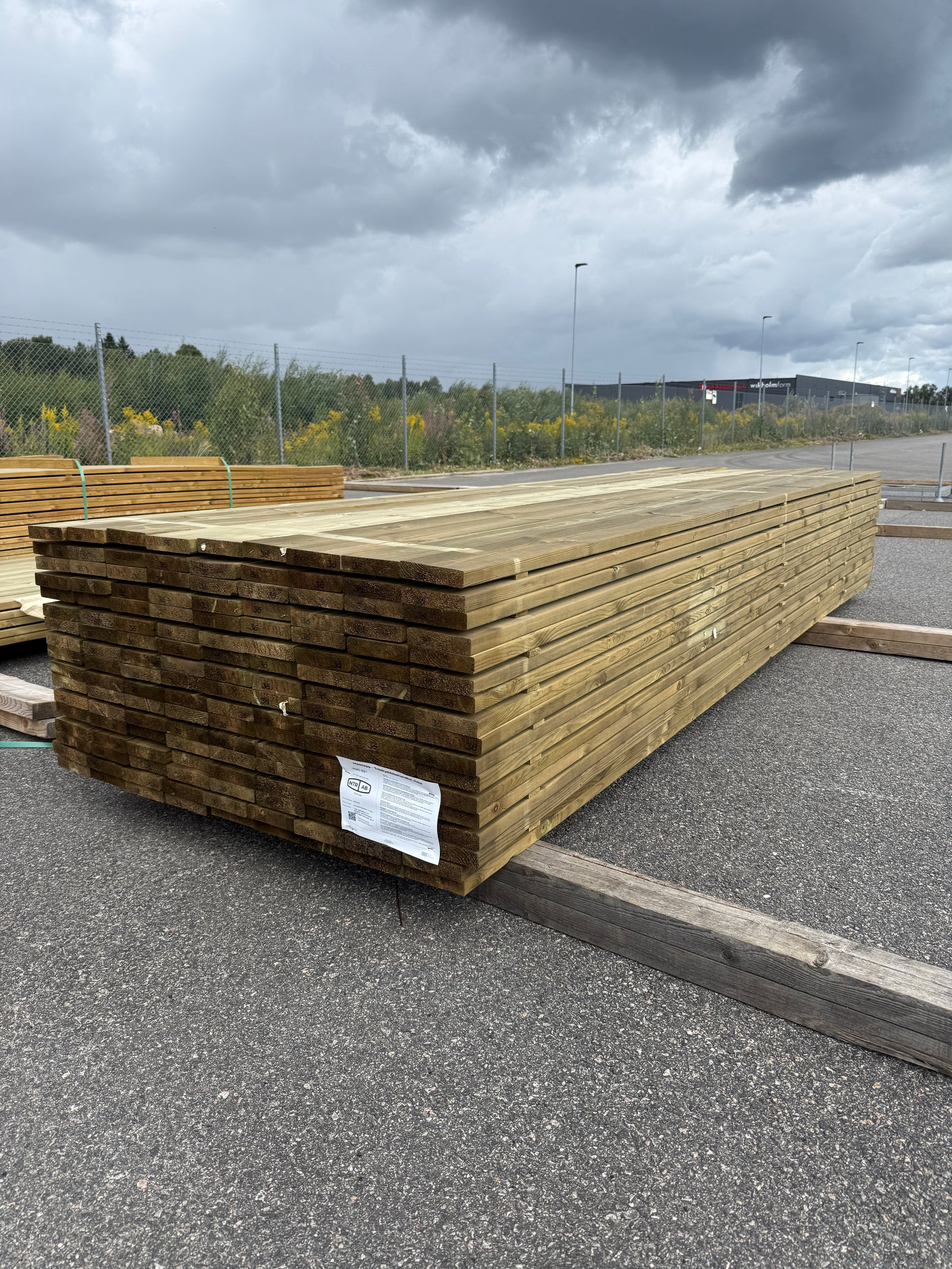 Paket Tryckimpregnerad Trall 28×120 mm, 153 st 3,60 m (G4-3)