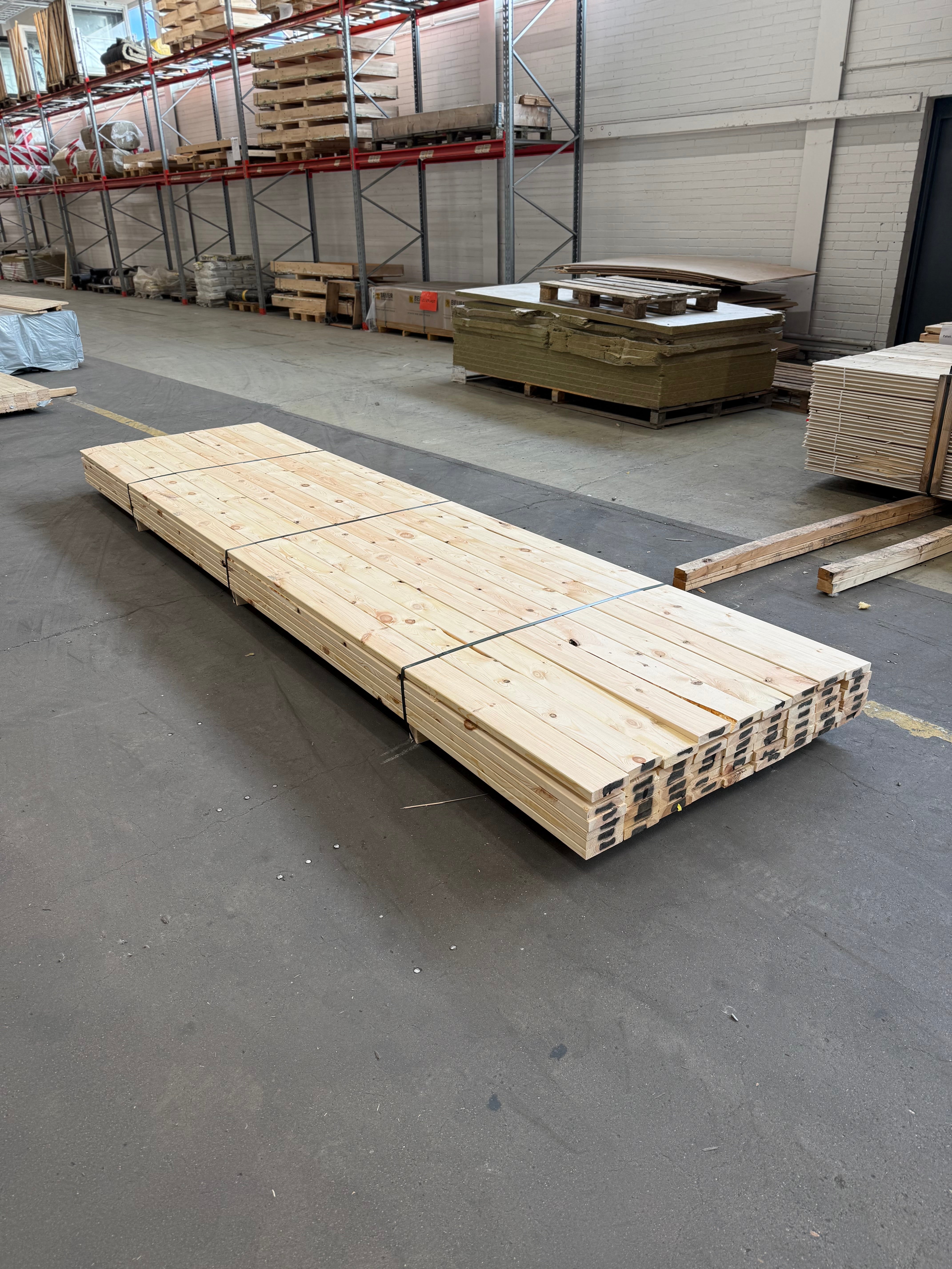 Paket Hyvlade Brädor 28x120mm 4.20m- 54st (Furu) B- sortering
