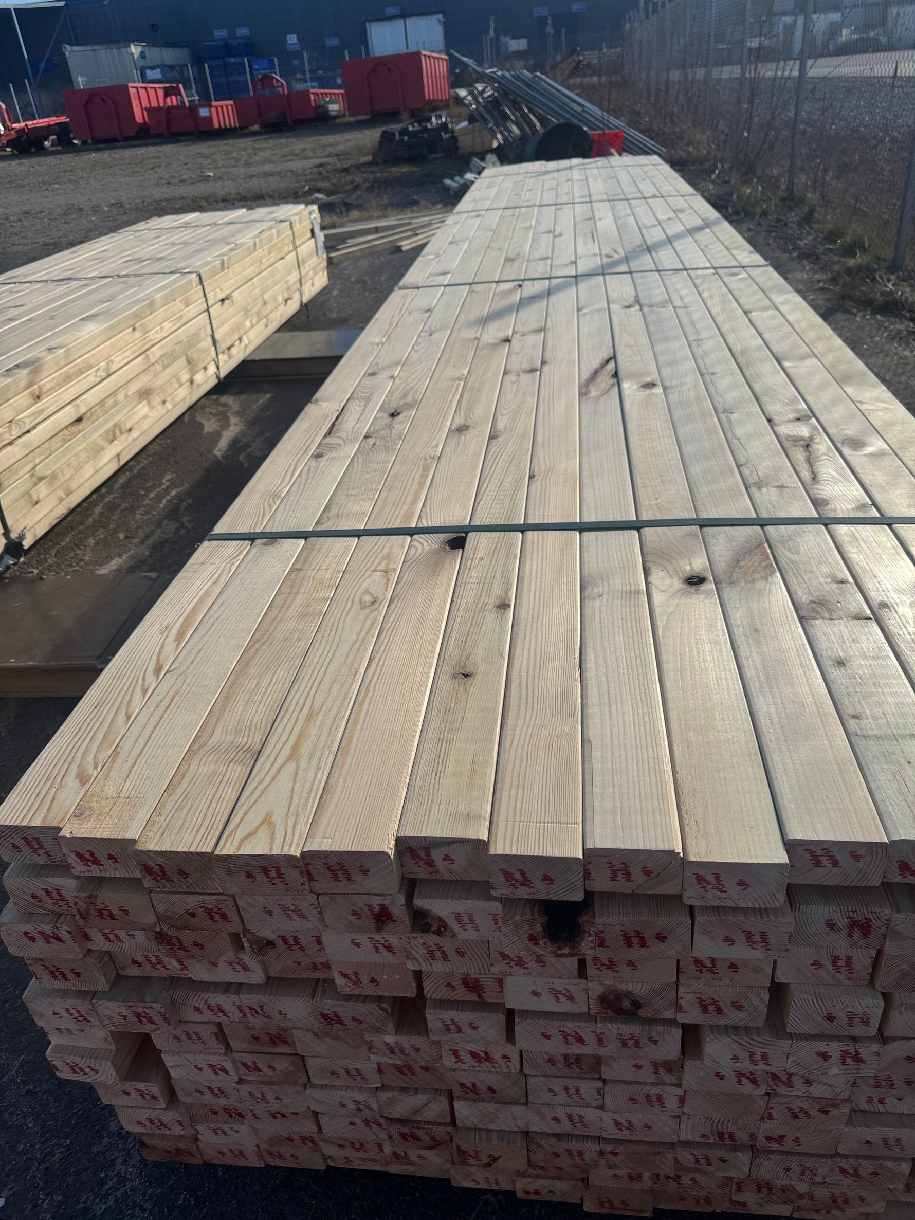 Paket Reglar 48x73 mm – 154 st (5,40 m, furu)