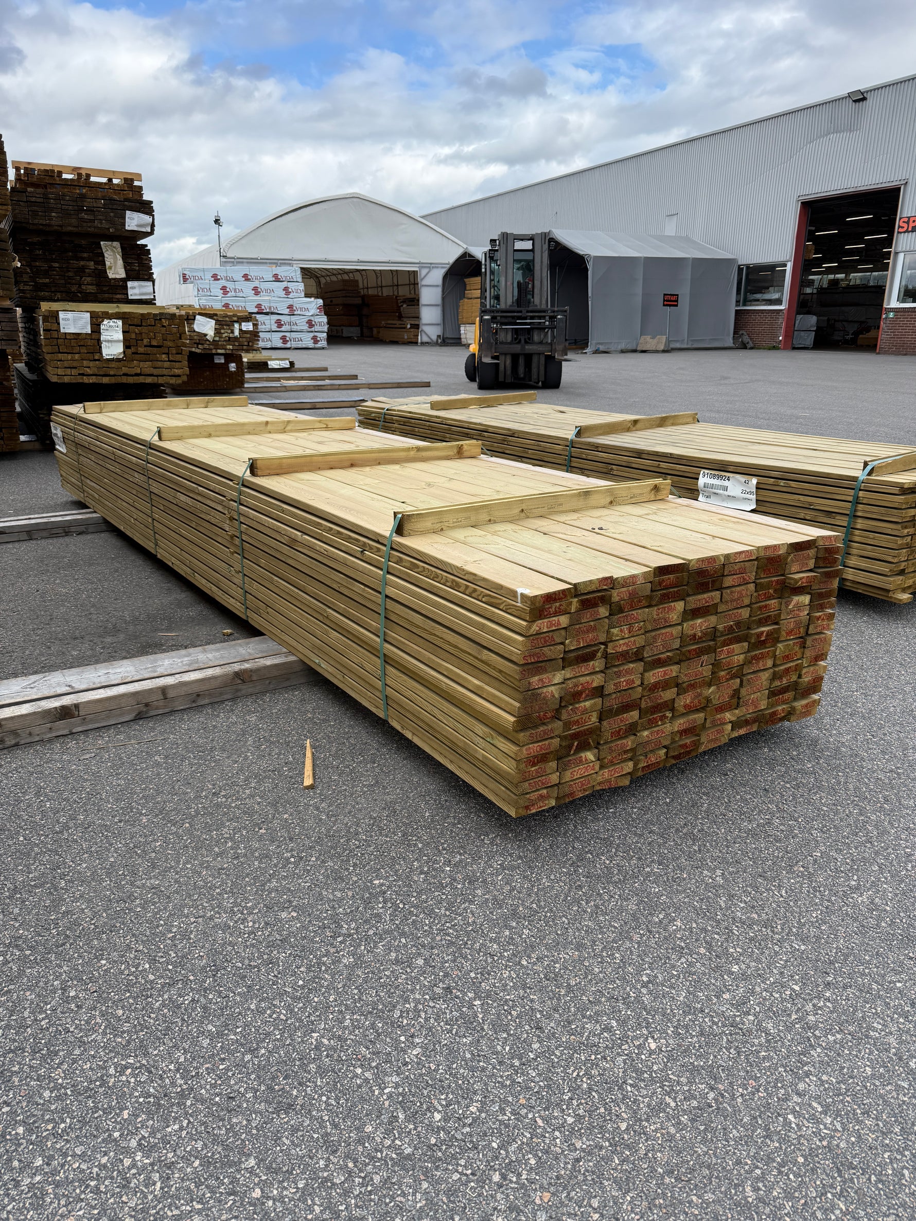 Paket Tryckimpregnerad Trall 28×120mm, 153st 4,80m (G4-2)