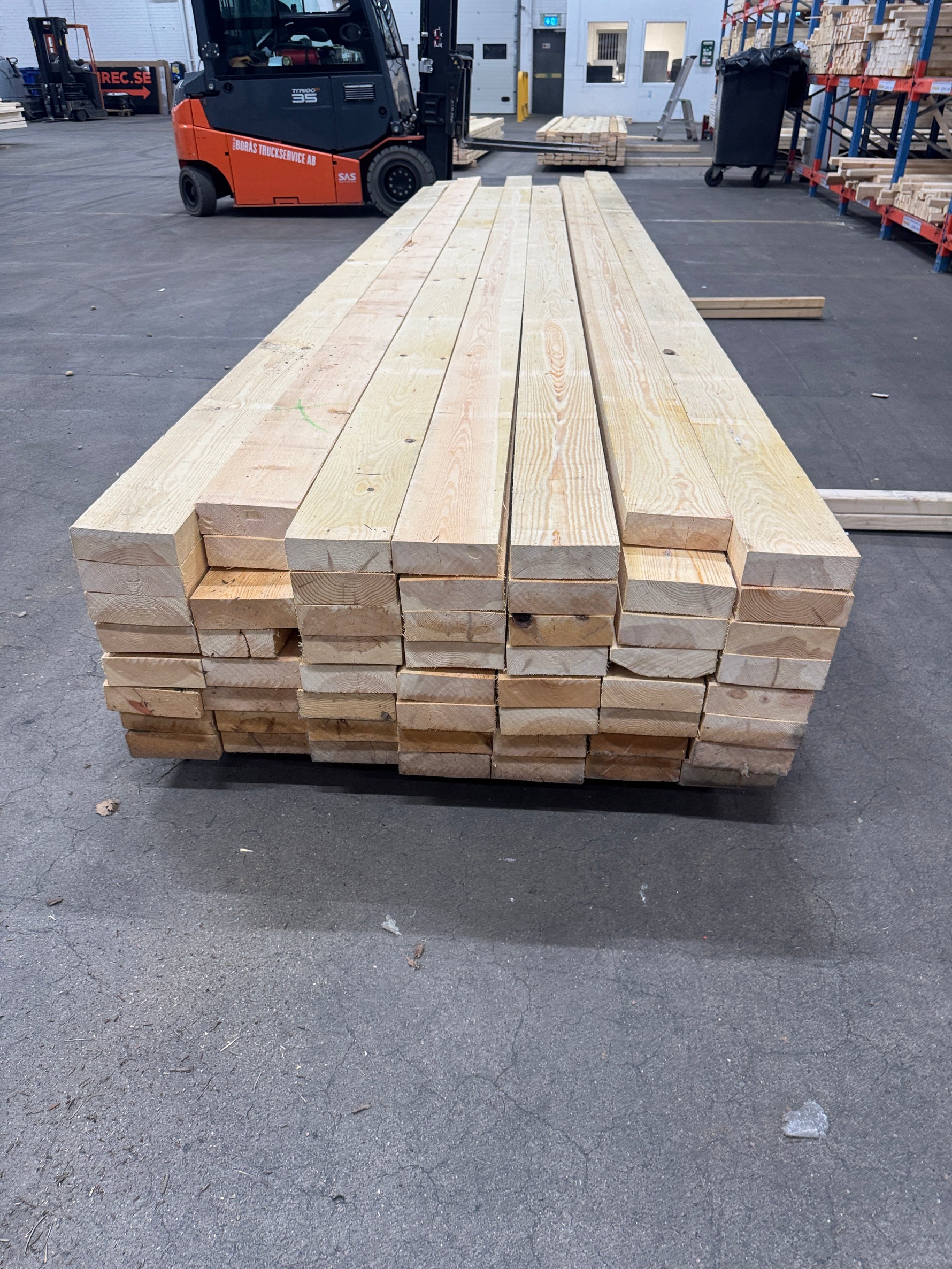 Paket Ohyvlade Reglar 50x150mm (4,20-5,40m) 56st- Furu