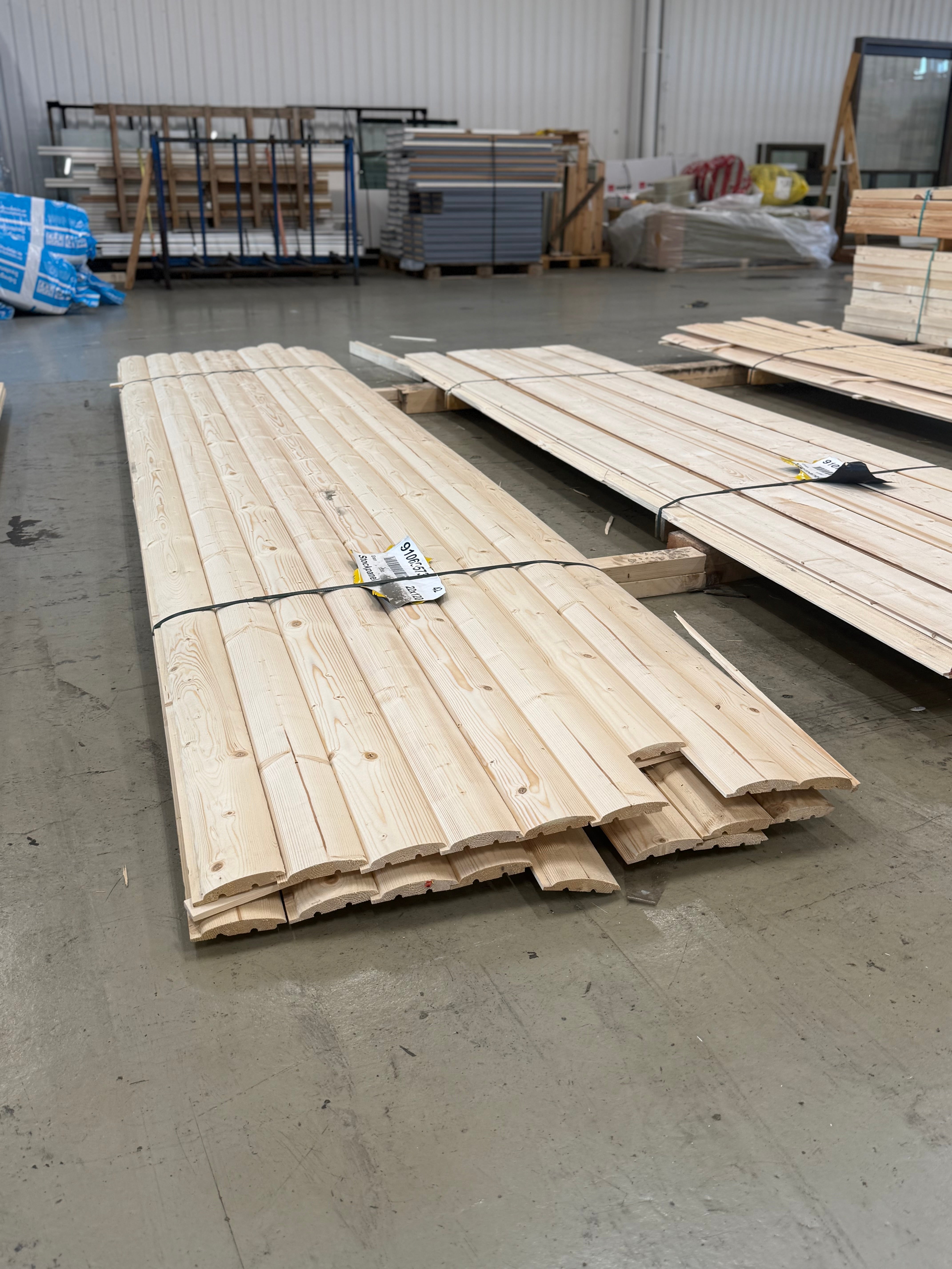 Paket Stockpanel 22x120mm 18st 4.20m