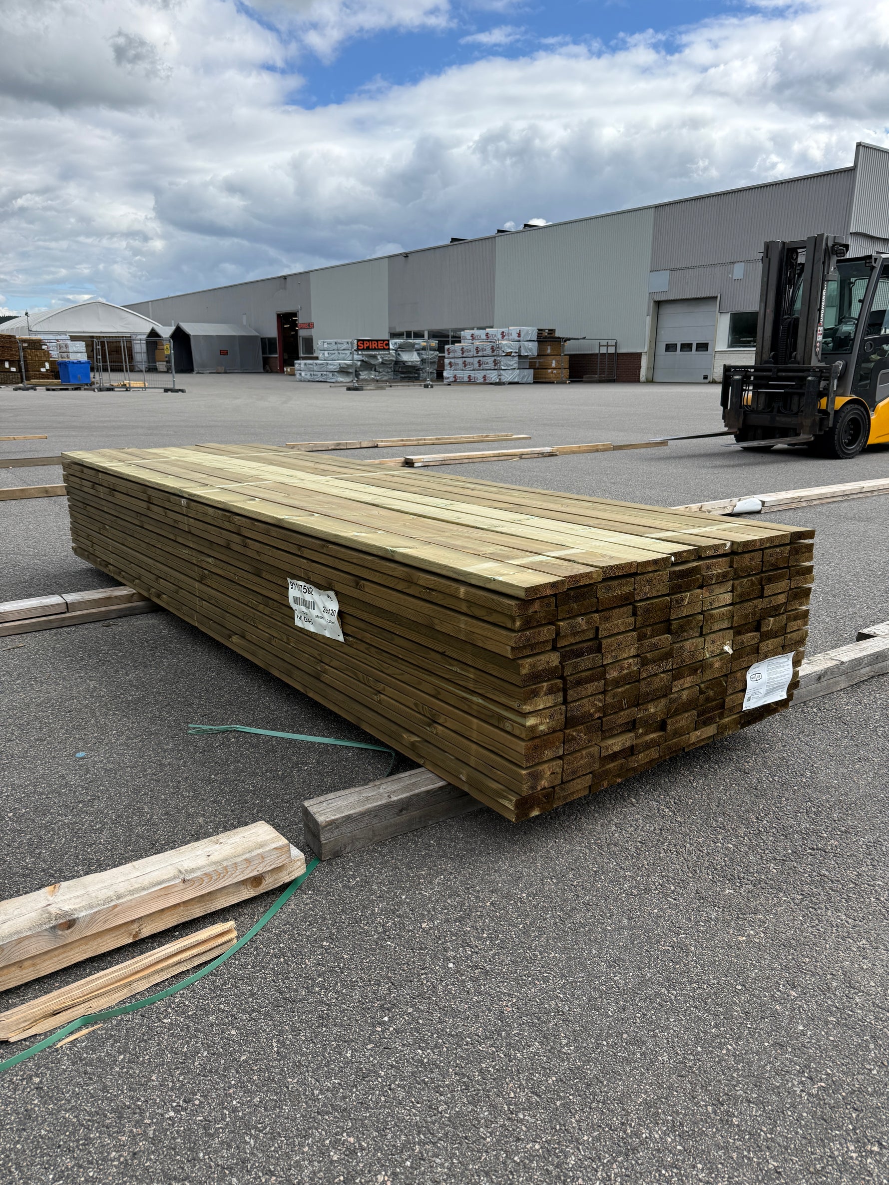 Paket Tryckimpregnerad Trall 28×120 mm, 153 st 3,60 m (G4-3)