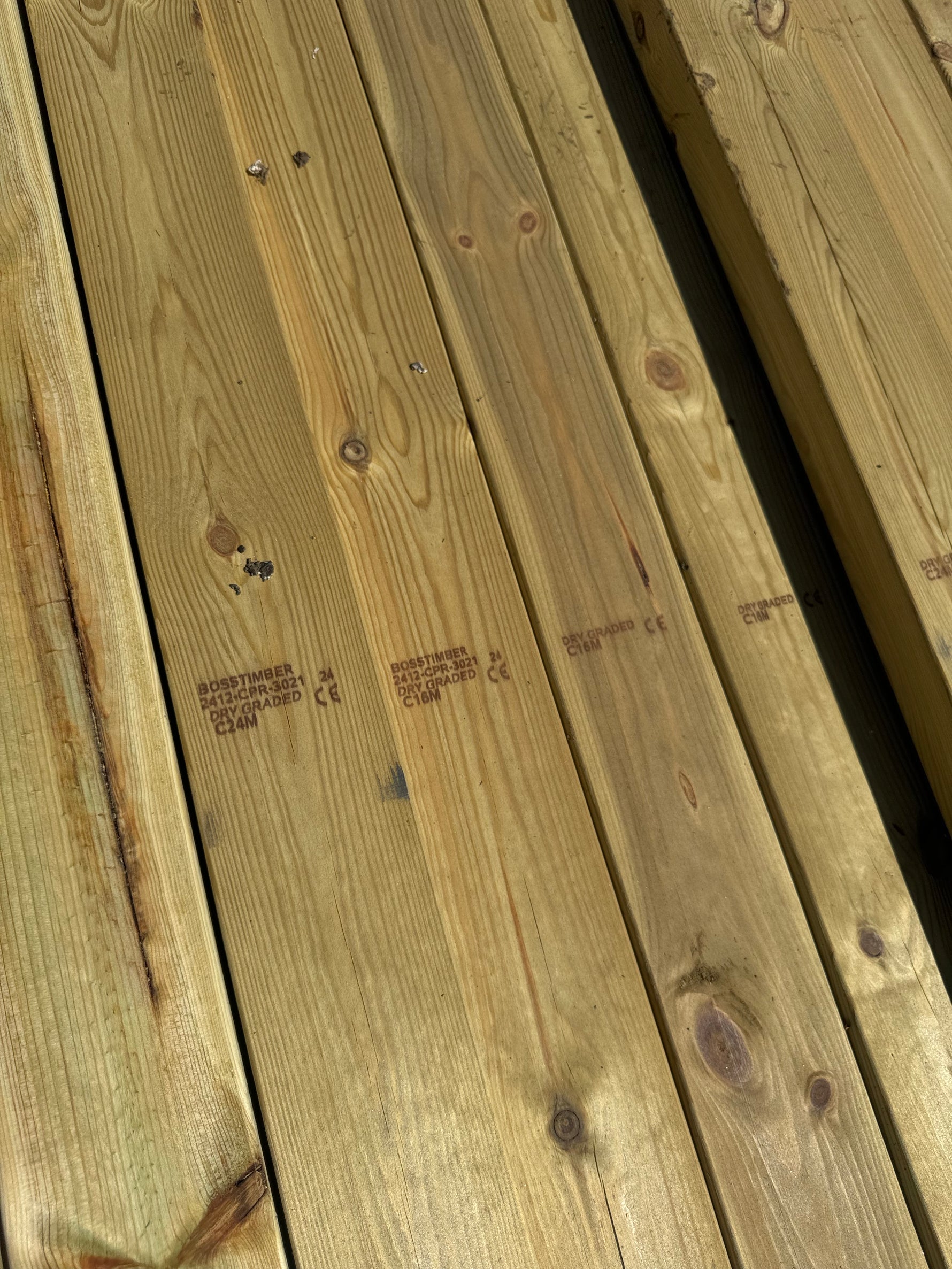 Paket Tryckimpregnerade Reglar 45x95 mm, 41 st 3,00 m