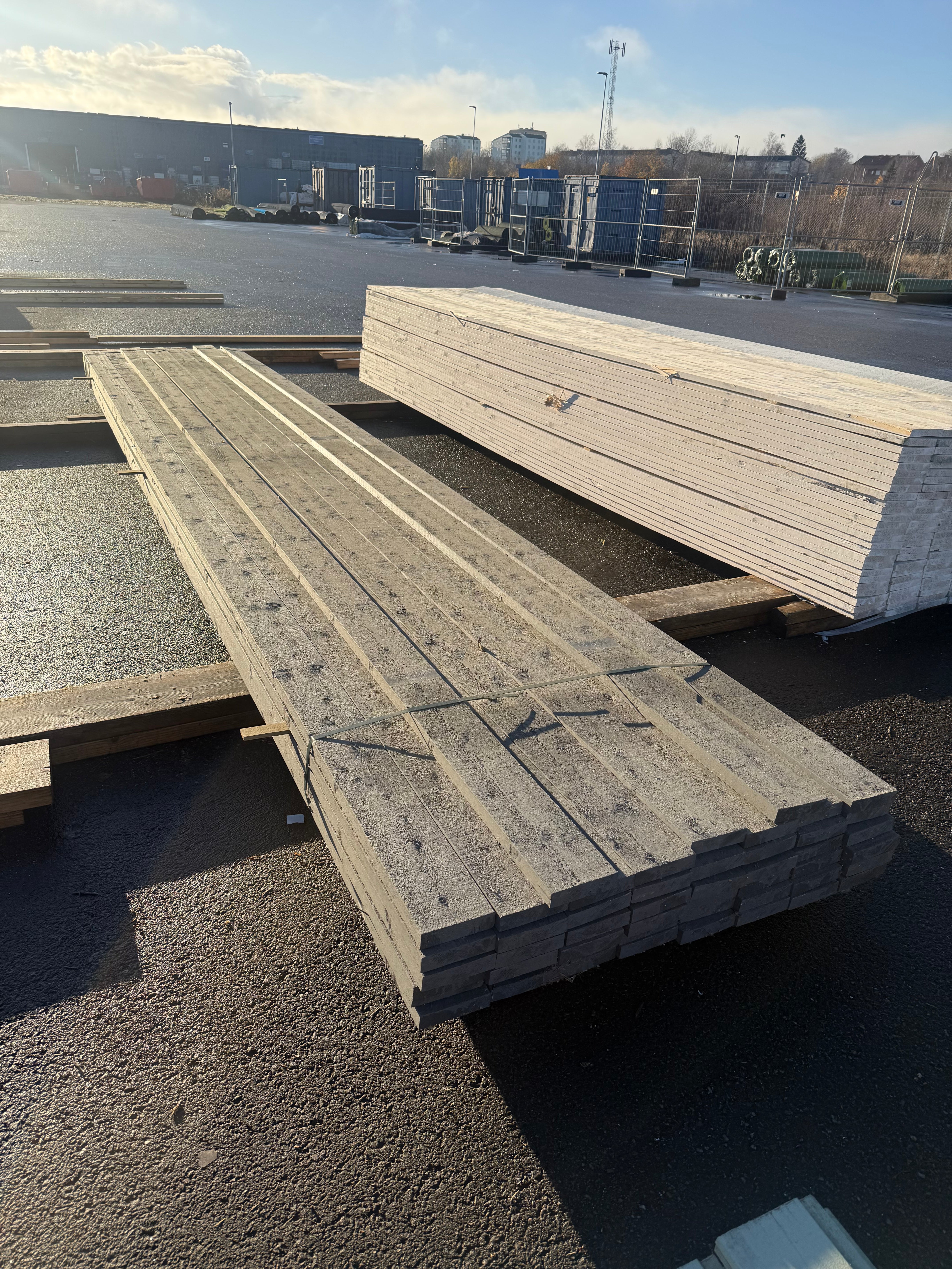 Paket Finsågad Panel 28x120 mm – 50 st (5,40 m, Målad NCS S 6500-N)