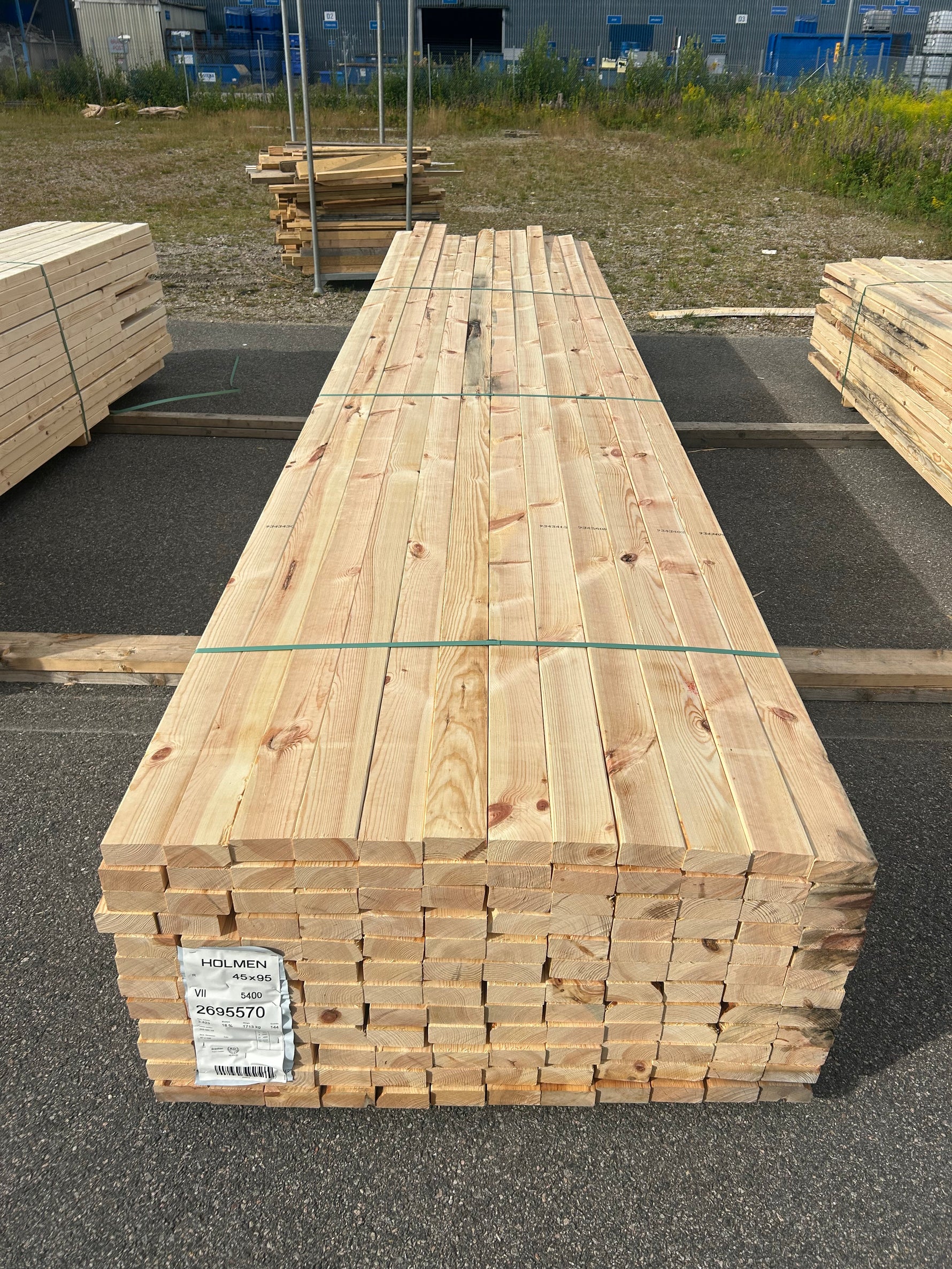 Paket Reglar 45x95mm 3,90-5,40m 144st