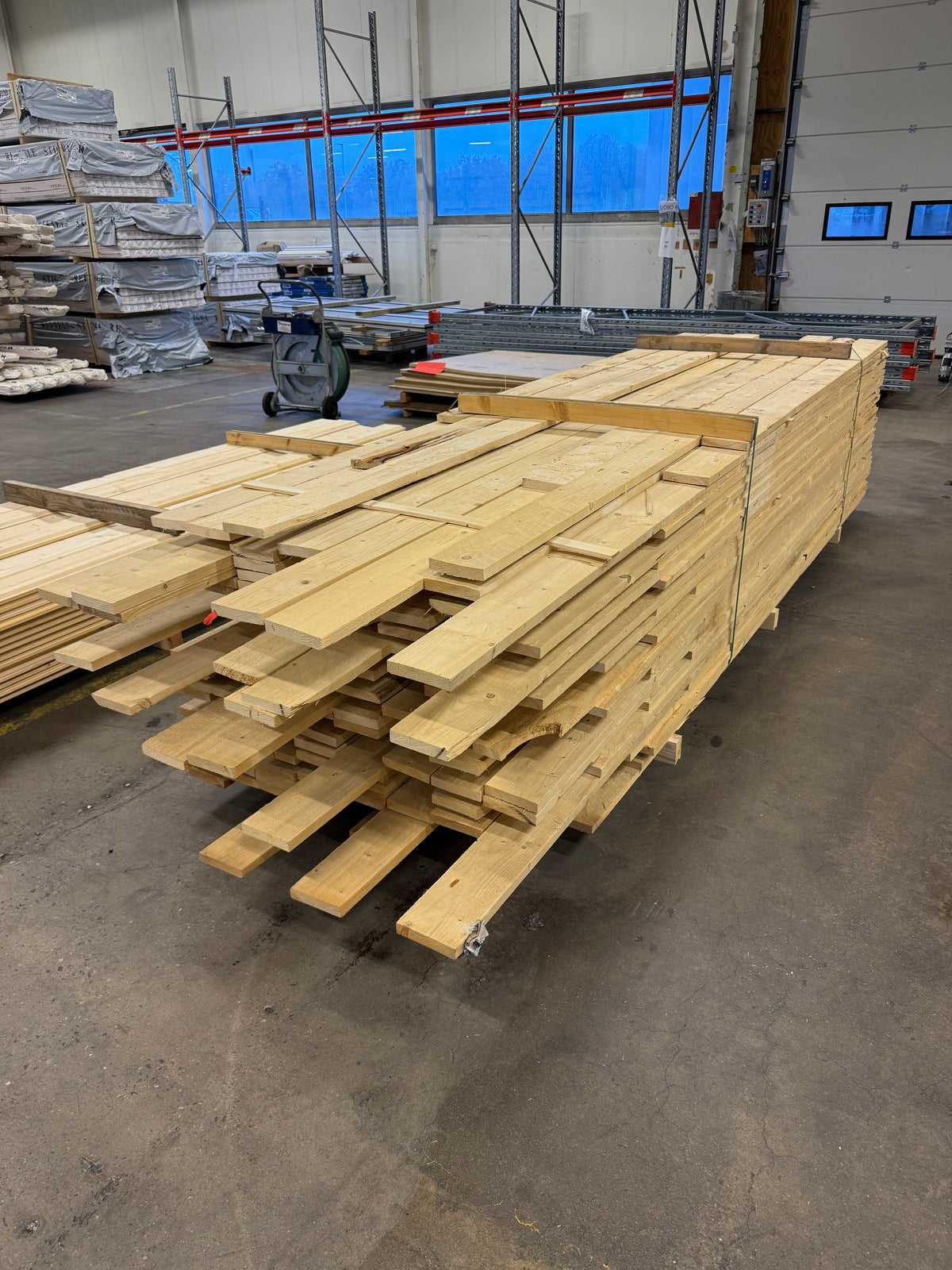 Paket Råsågade Brädor 22×125 mm – (2,40–3,60 m) – 246 st