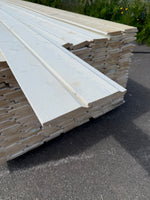 Paket Ytterpanel Enkelfas Halvspont 22x120mm, 221st 4.50m Grundmålad
