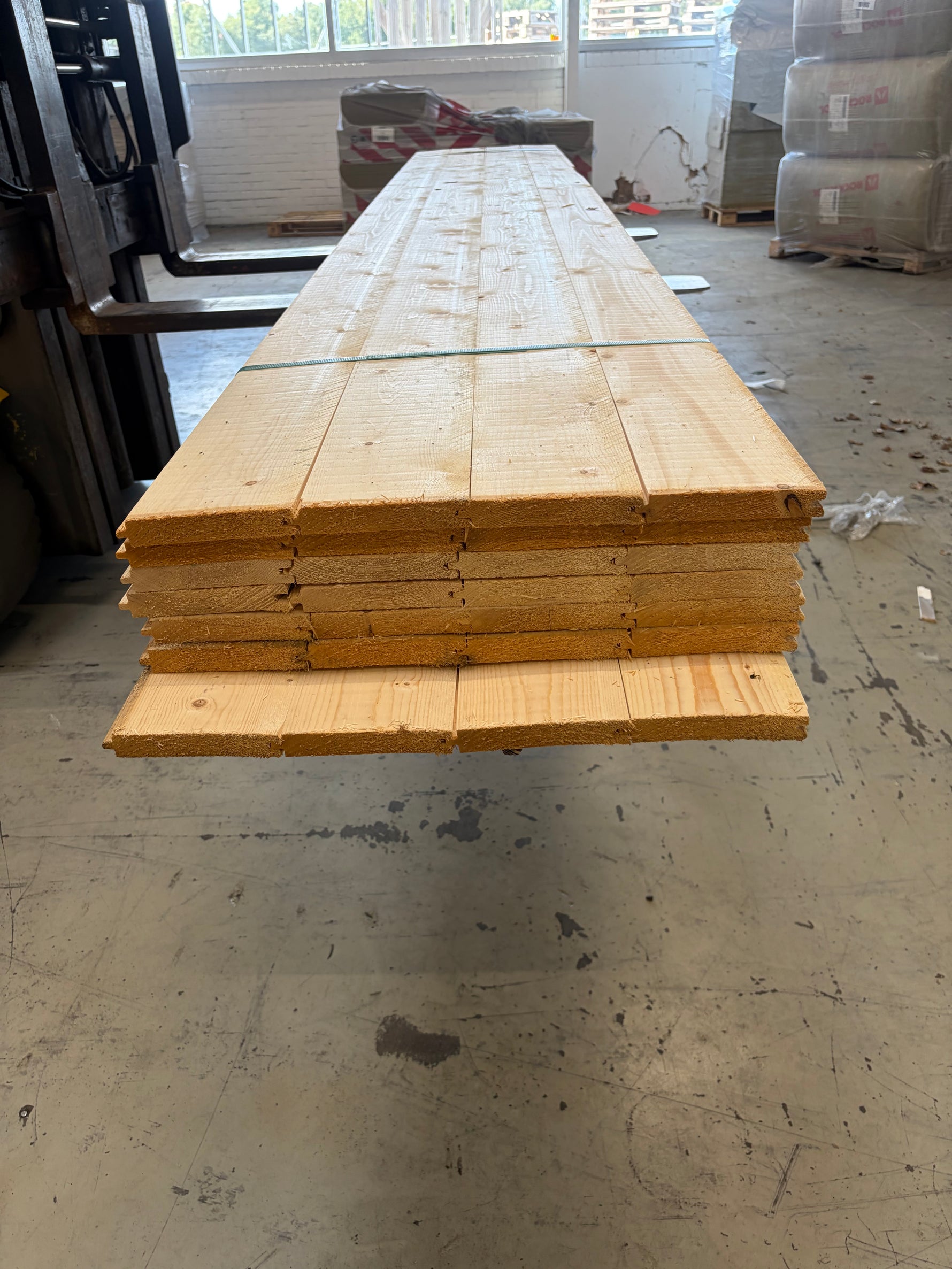 Paket Råspontluckor 25x555mm, 3,60m - 6 st