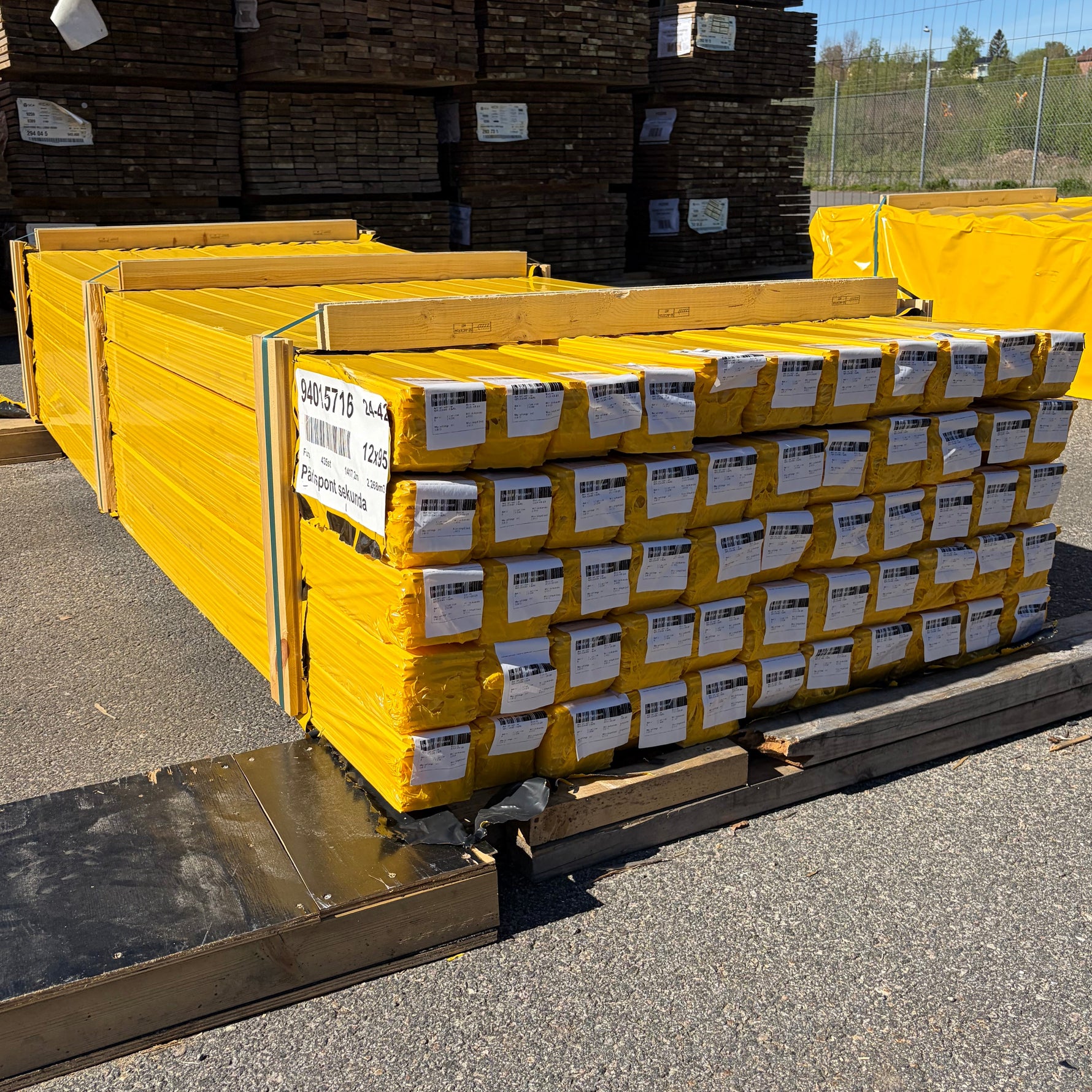 Parti Pärlspont 12x95mm Sekunda, 55 Paket- 111 kvm (2,7-3,3m)