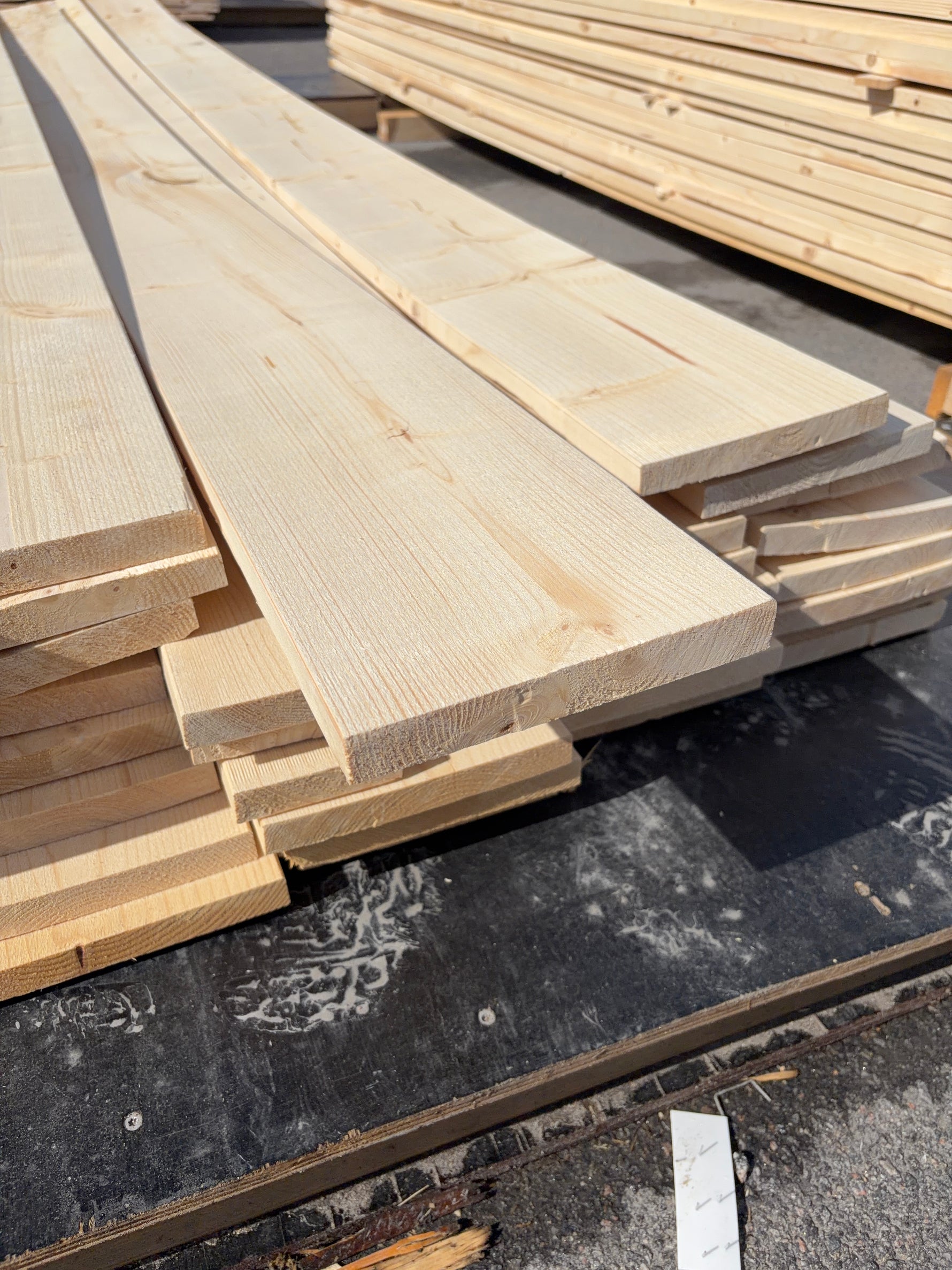 Paket Finsågade Brädor 22x170mm, 46st 3,00m (Andra sortering)