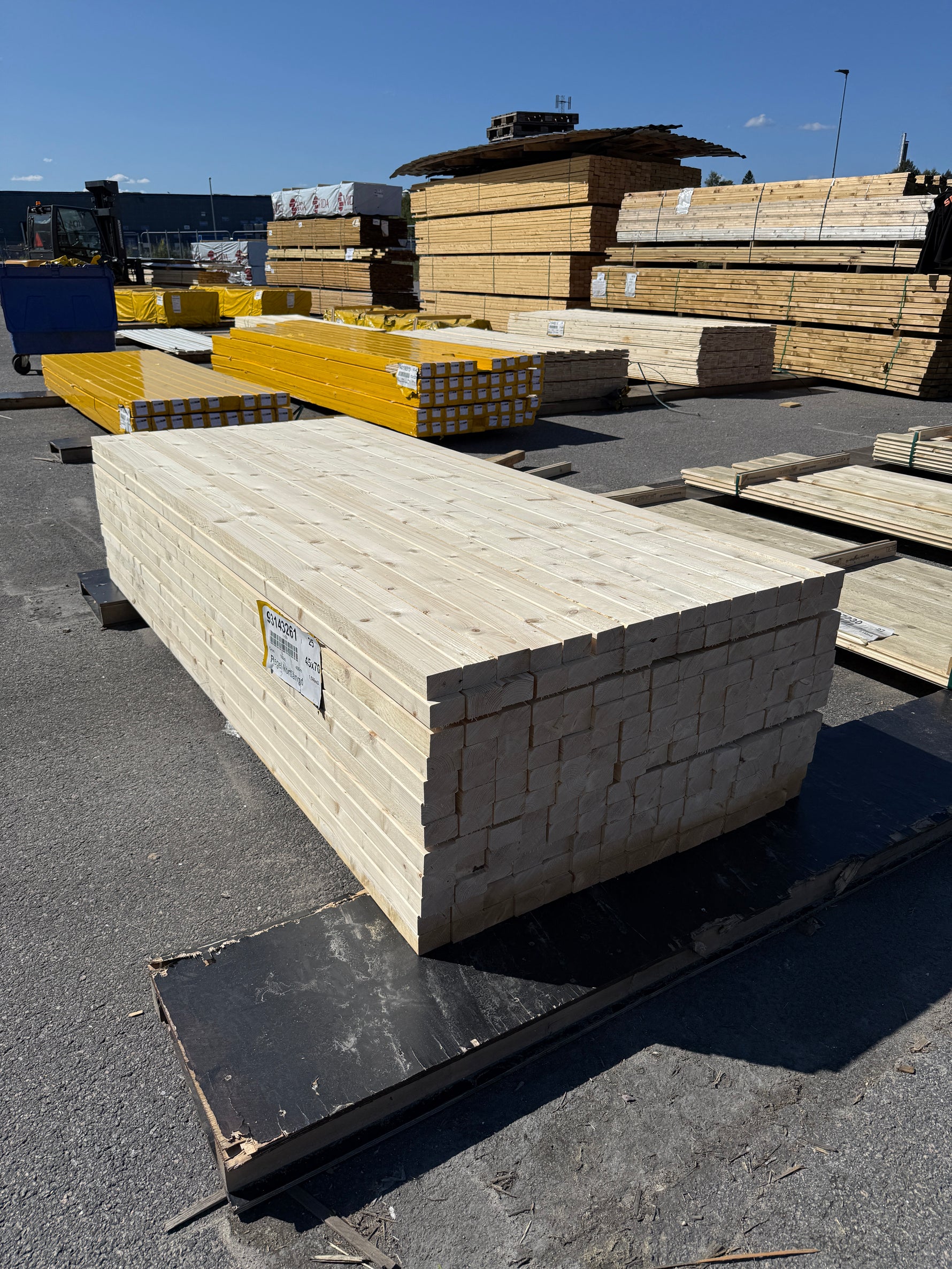 Paket Reglar 45x70mm 2,50m 180st Gran