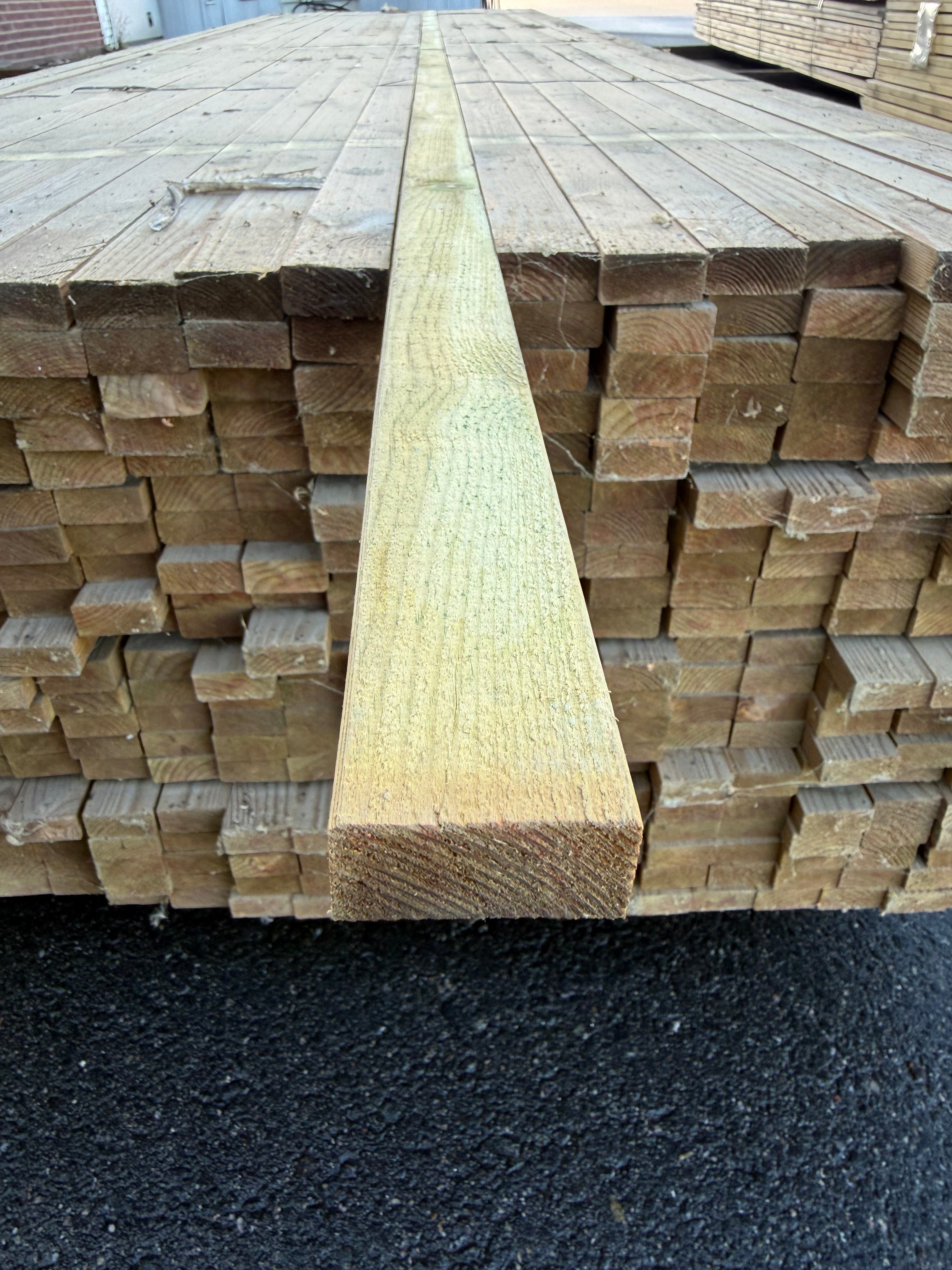 Finsågad Läkt 22x45mm, NTR AB 3.60m (Tryckimpregnerad)