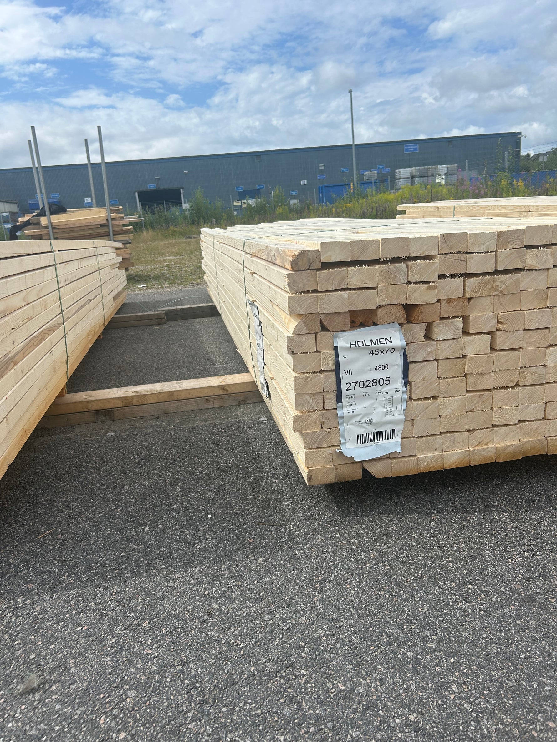 Paket Reglar 45x70mm 2,70-4,80m 192st