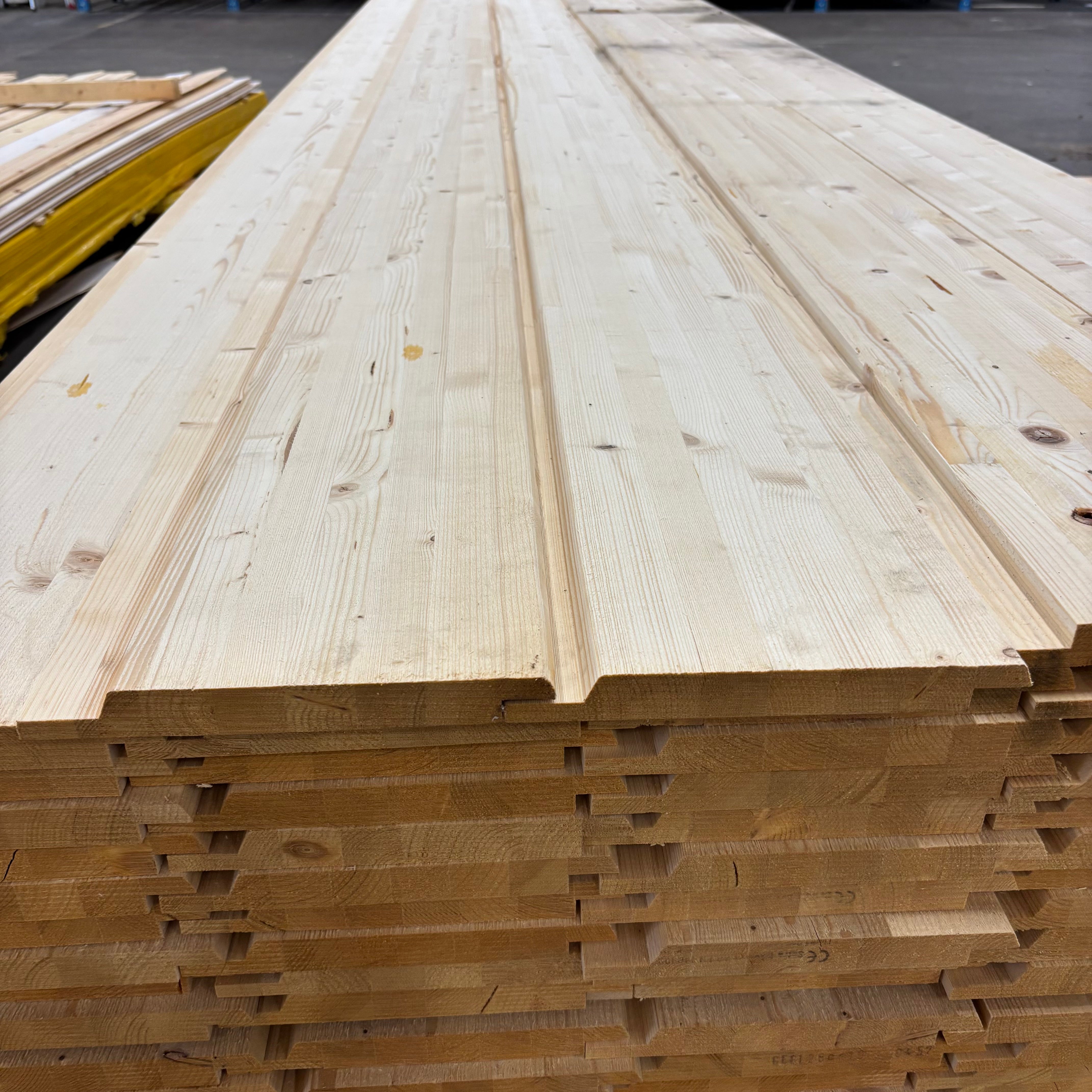 Paket Ytterpanel Dubbel Fasfals 25x225mm – 109 st