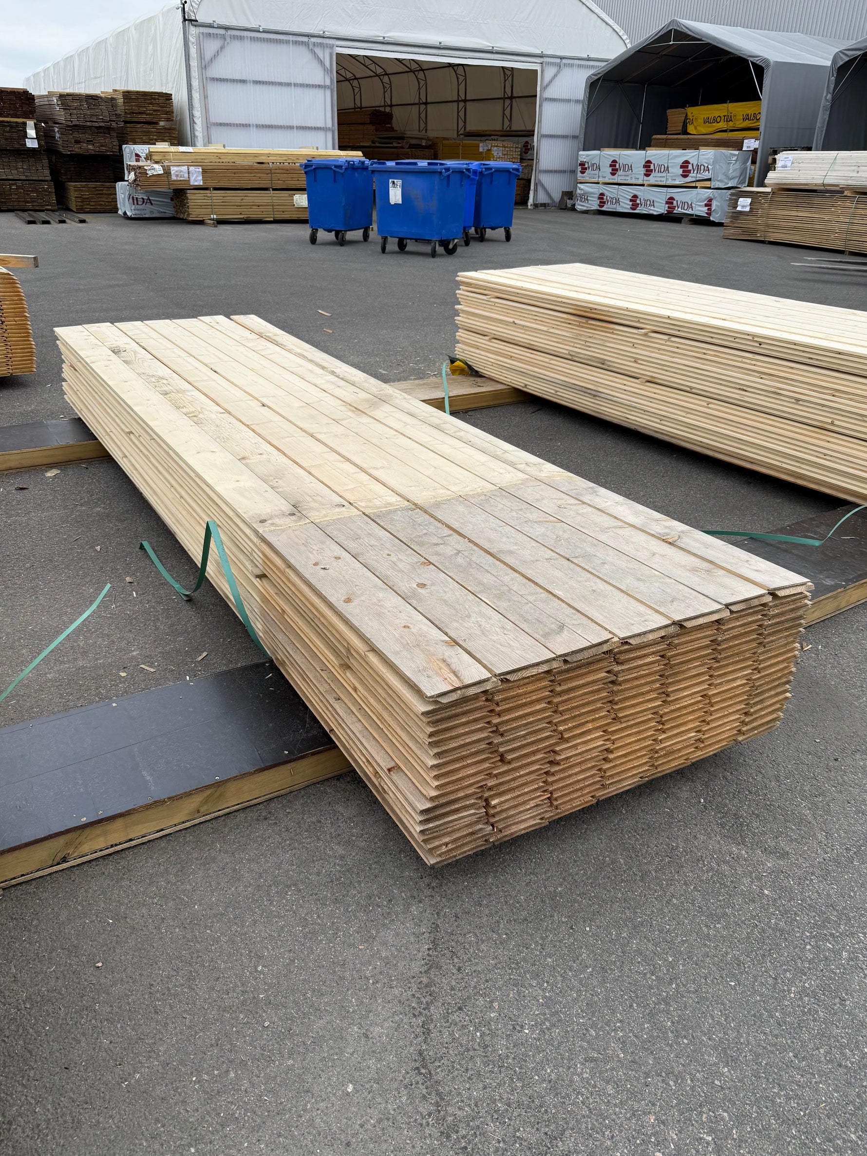 Paket Ytterpanel Enkelfas Fals 22x145mm 3,60m- 112st (Obehandlad)