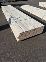 Paket Ytterpanel Dubbelfas 22×145 mm 4,50 m – Vit Grundmålad, 98 st