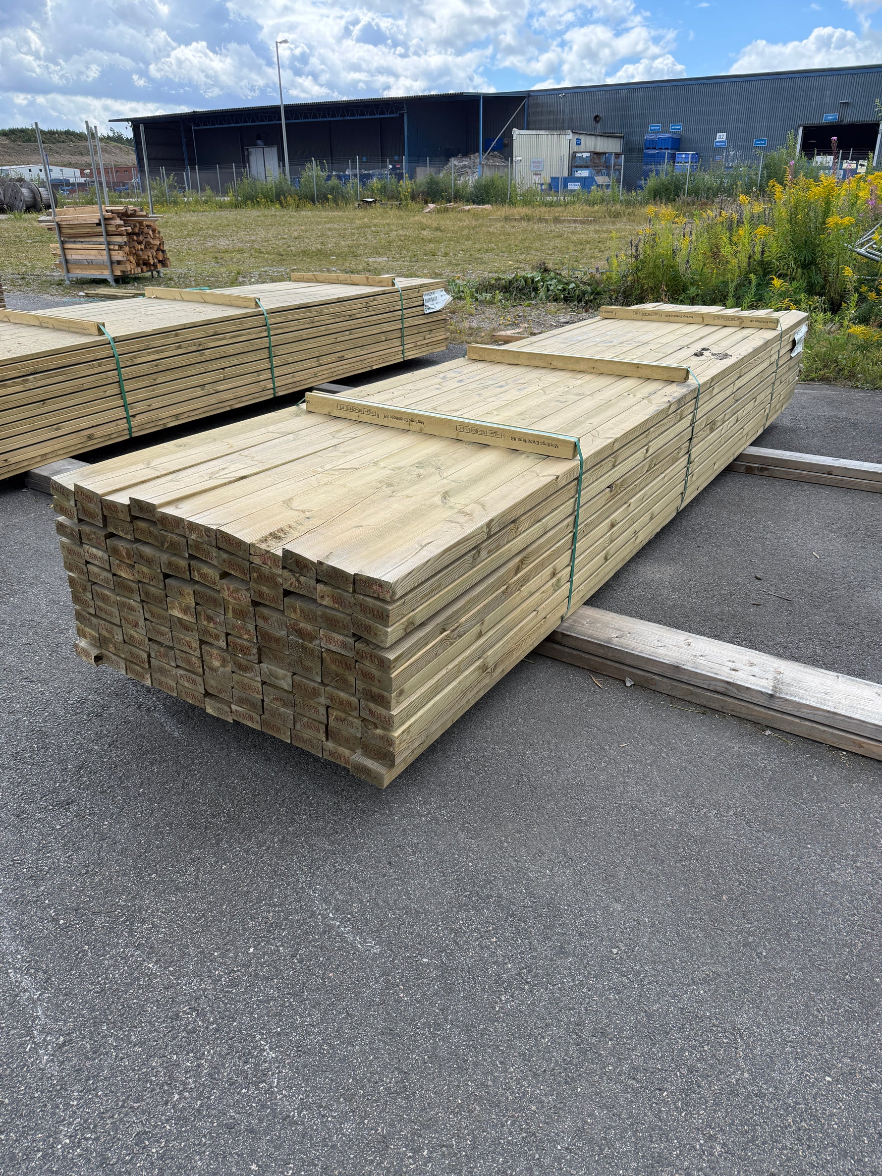 Paket Tryckimpregnerade Reglar 45×95mm, 110 st 4,20 m (C14)