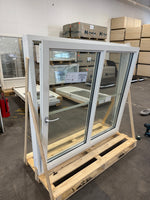 Fönster 158x148 cm – 3-glas, vitt inåtgående