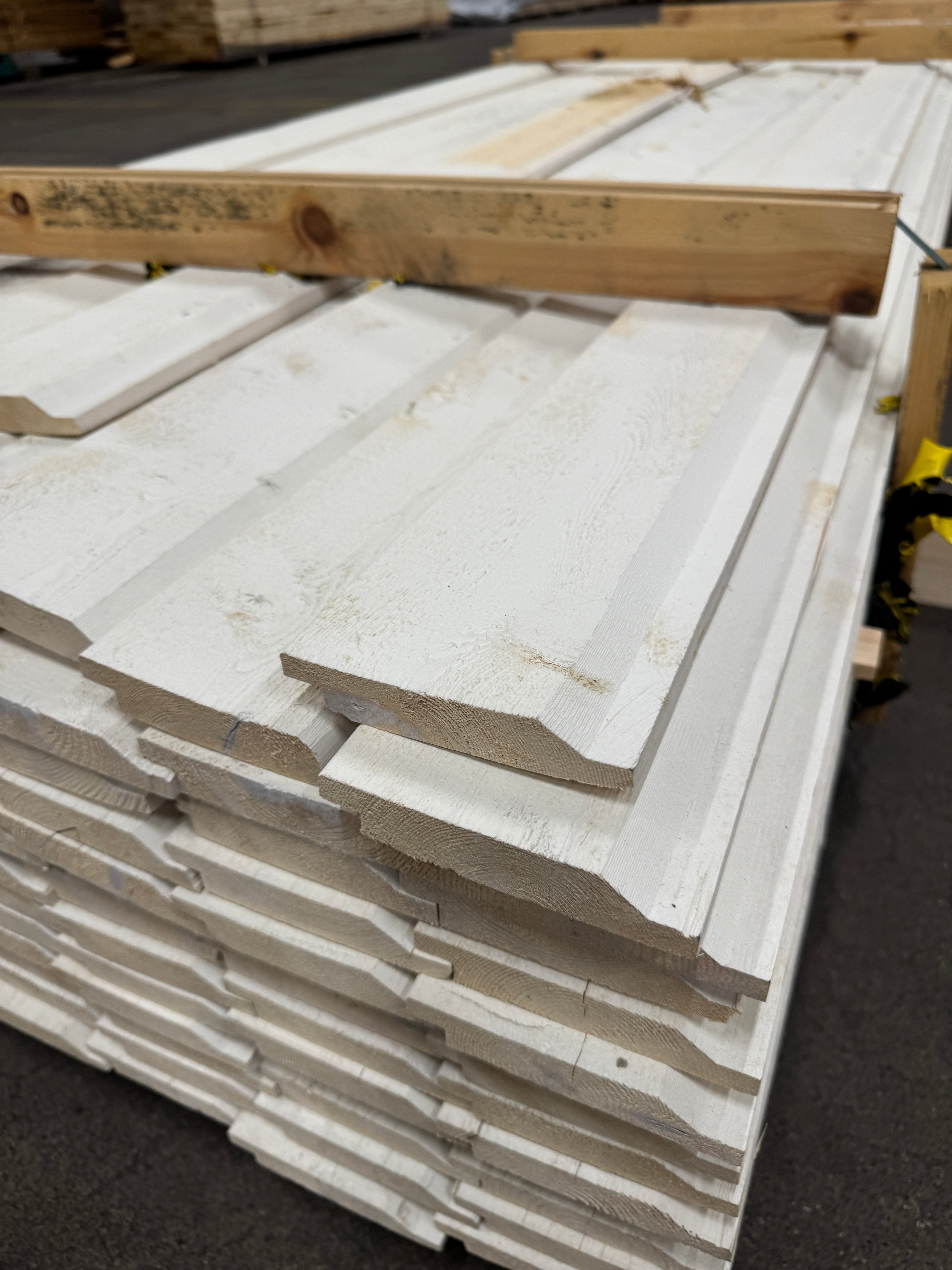 Paket Ytterpanel 22x120mm Vit – 111 st 4,20 m
