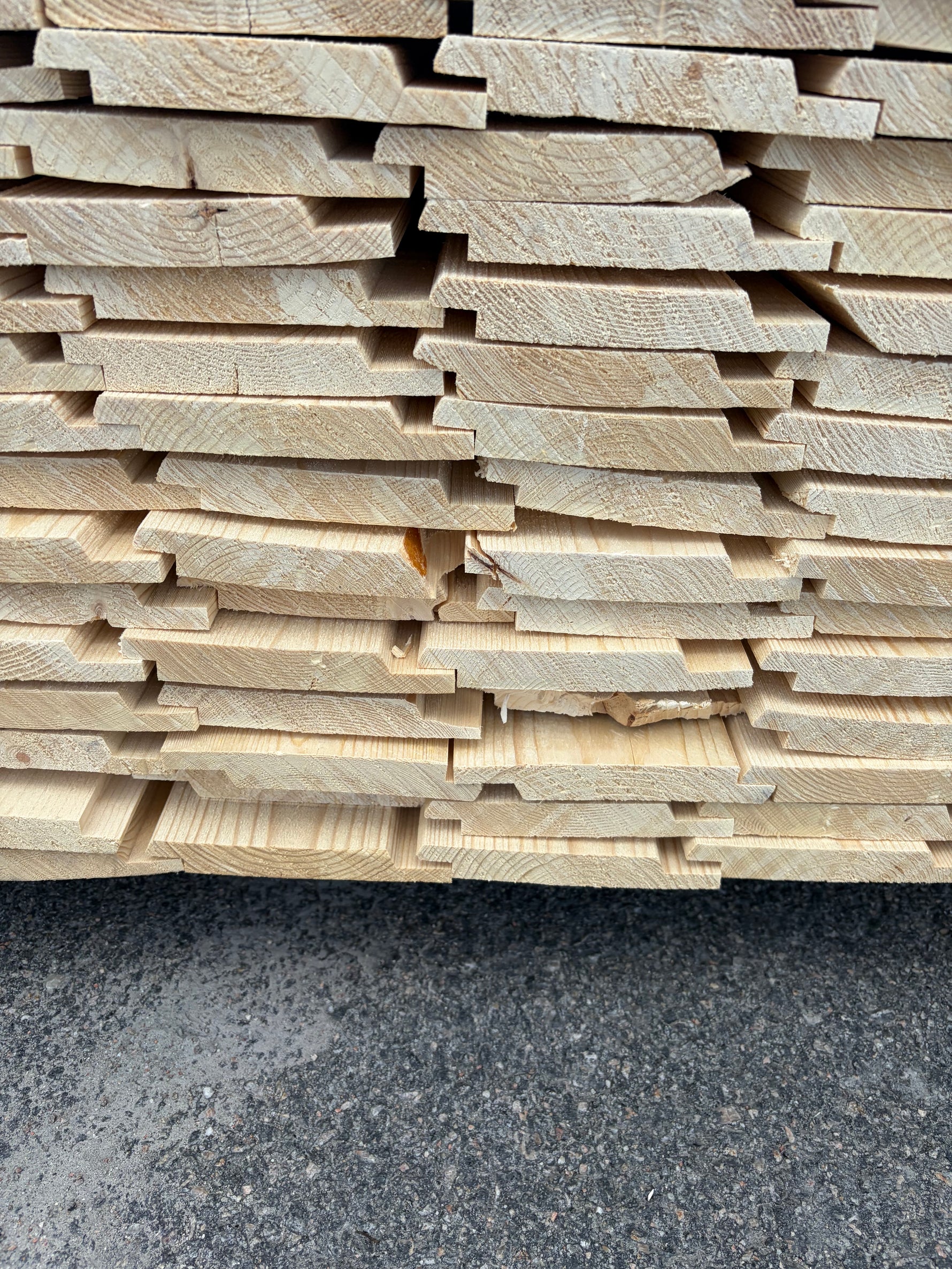 Paket Dubbelfasspont 22x145mm, 138st 4,80–5,40m (Andra sortering)