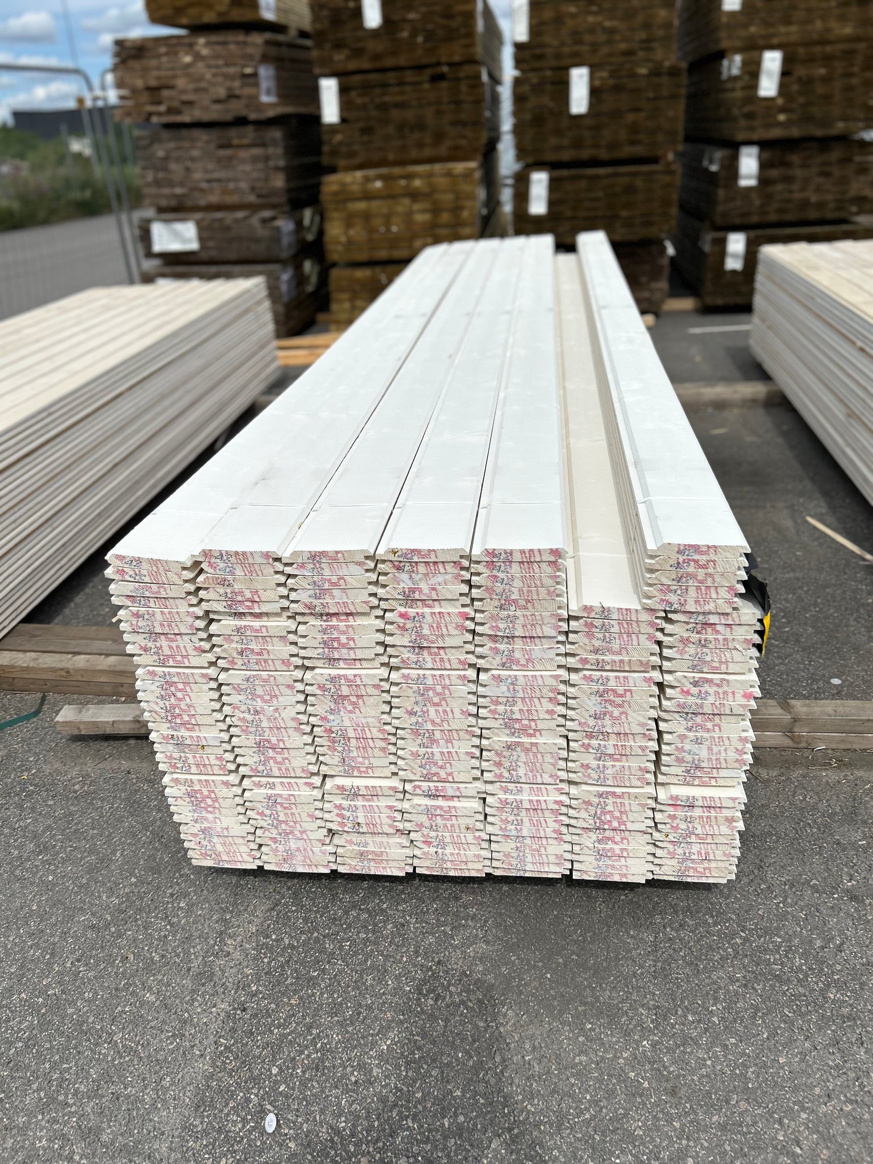 Paket Dubbelfas Halvspont 22x145mm 4,20m 205st Mellanstruken