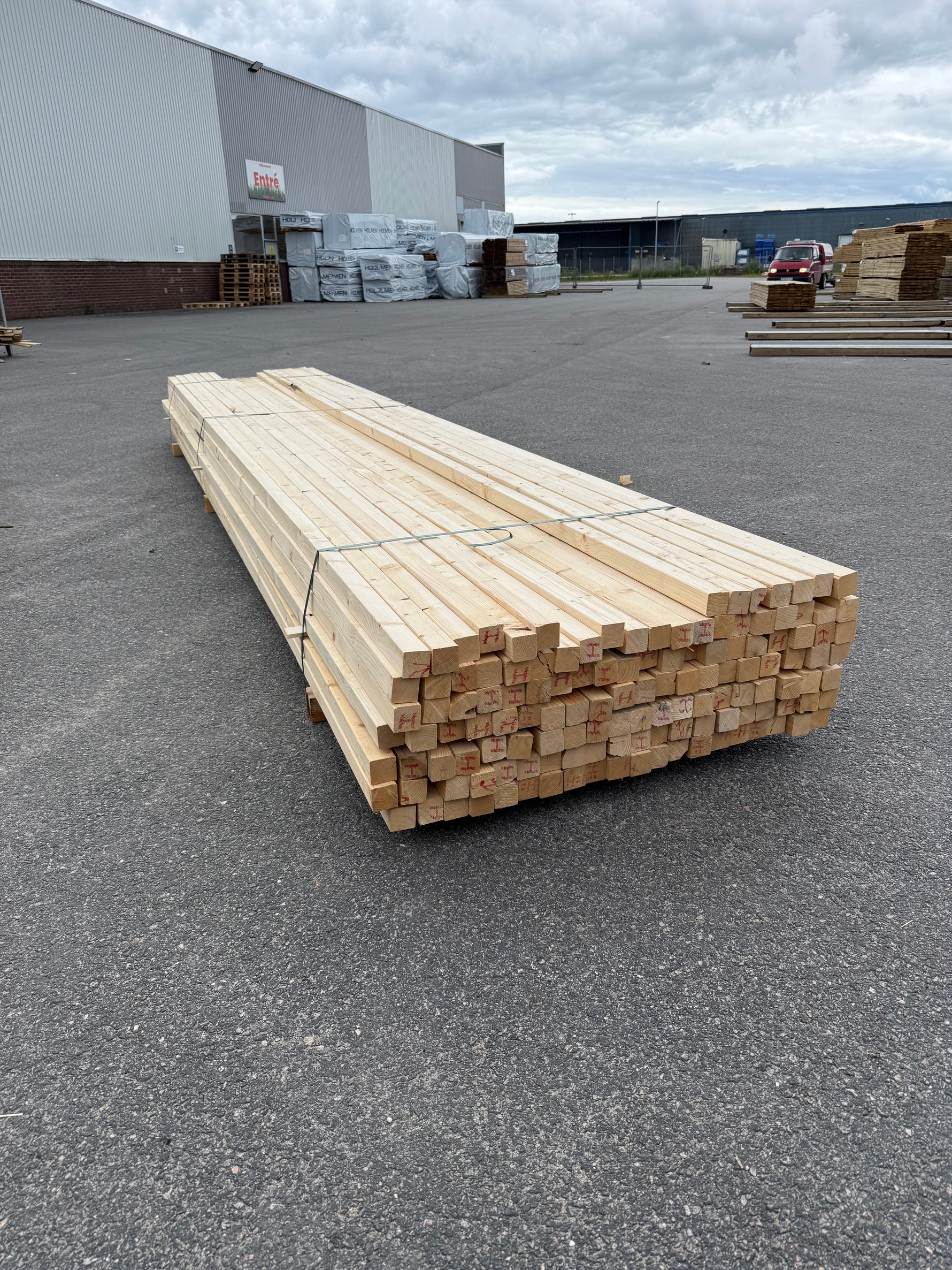 Paket Reglar 45x45mm, 135st 4,80m (Andra sortering)