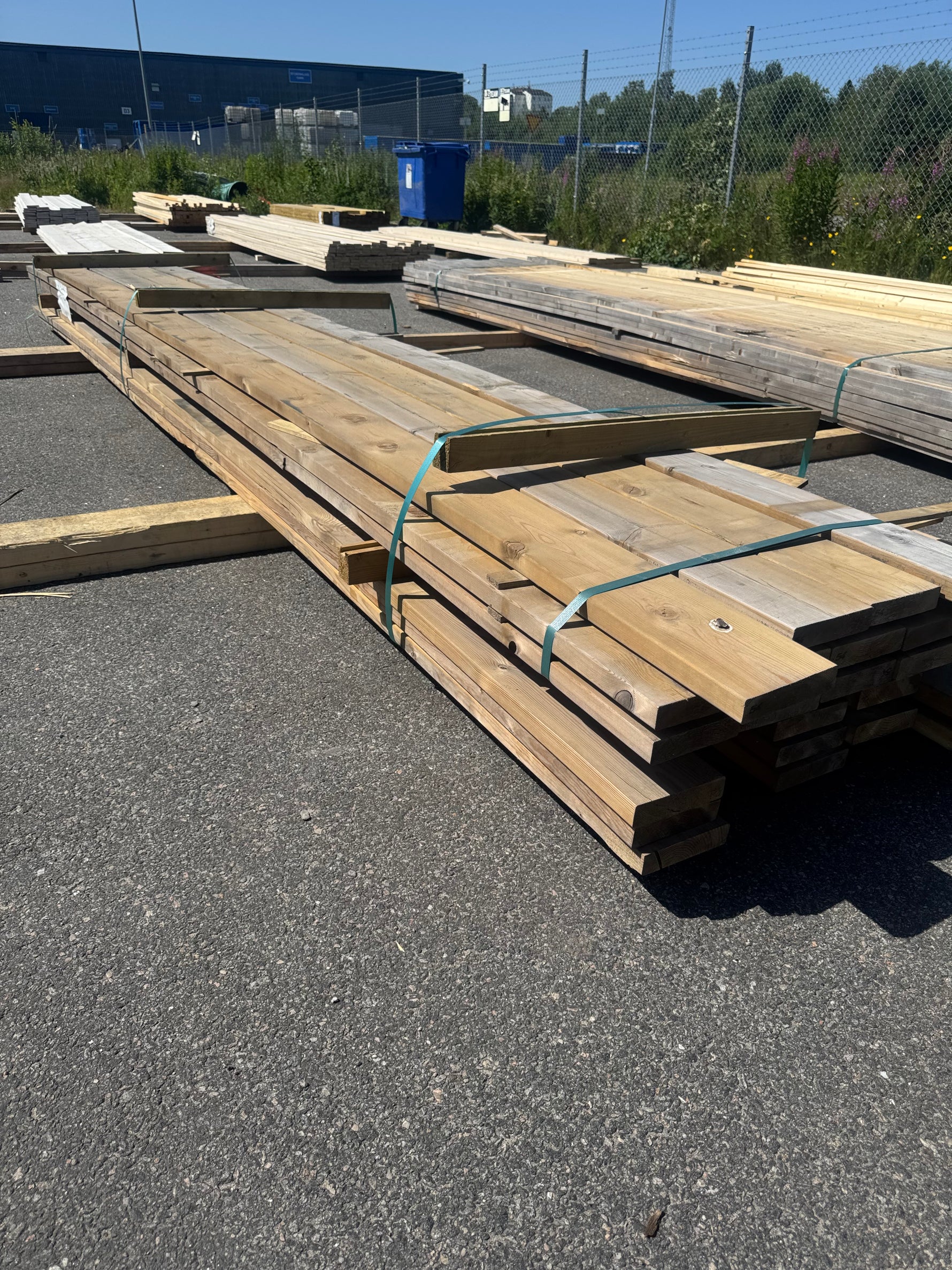 Paket Tryckimpregnerad Trall 34x145 mm, 31 st 5,40 m + 17 st 5,10 m