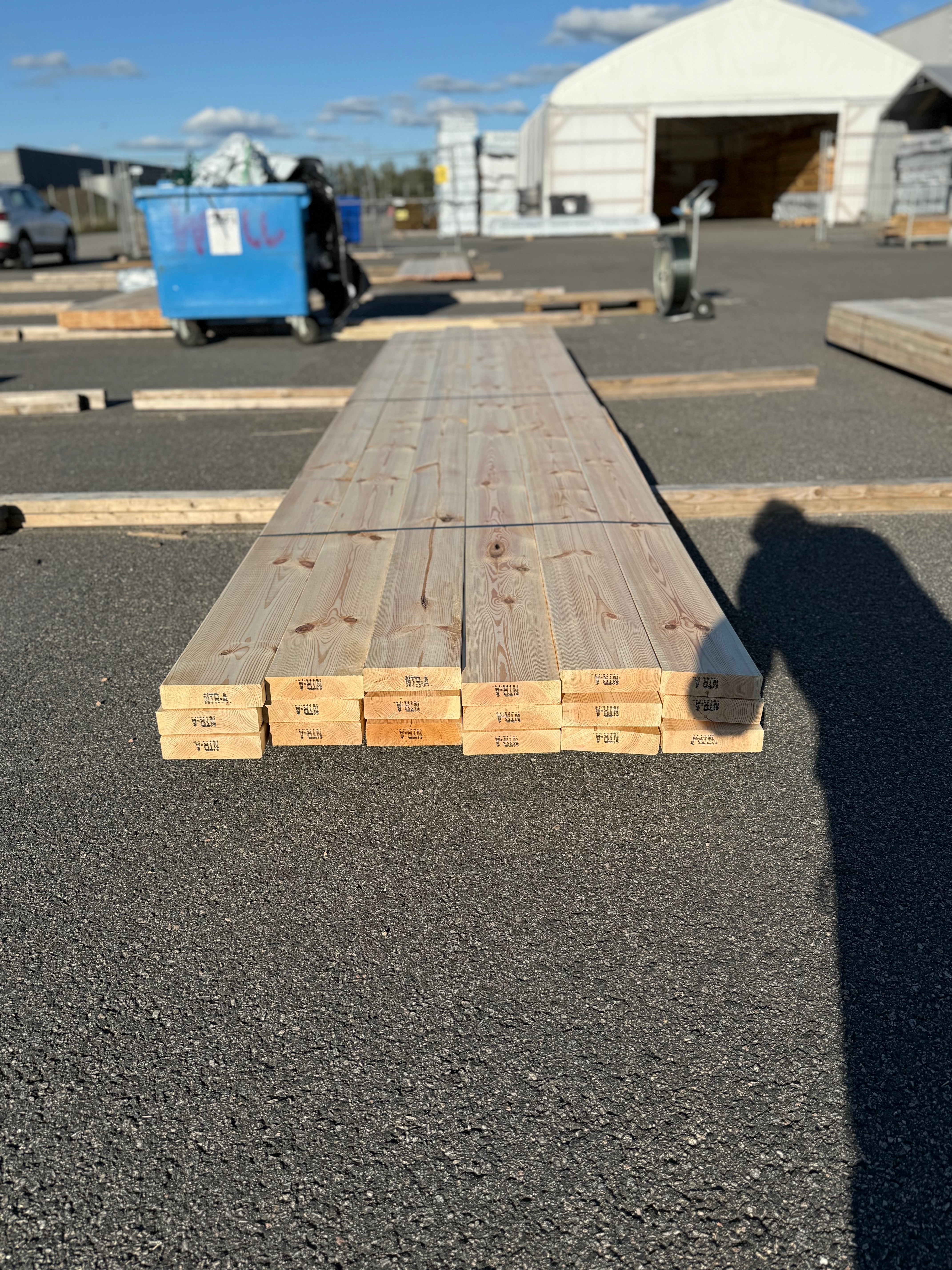 Paket Reglar Furu 45x170mm 5.40m 18st