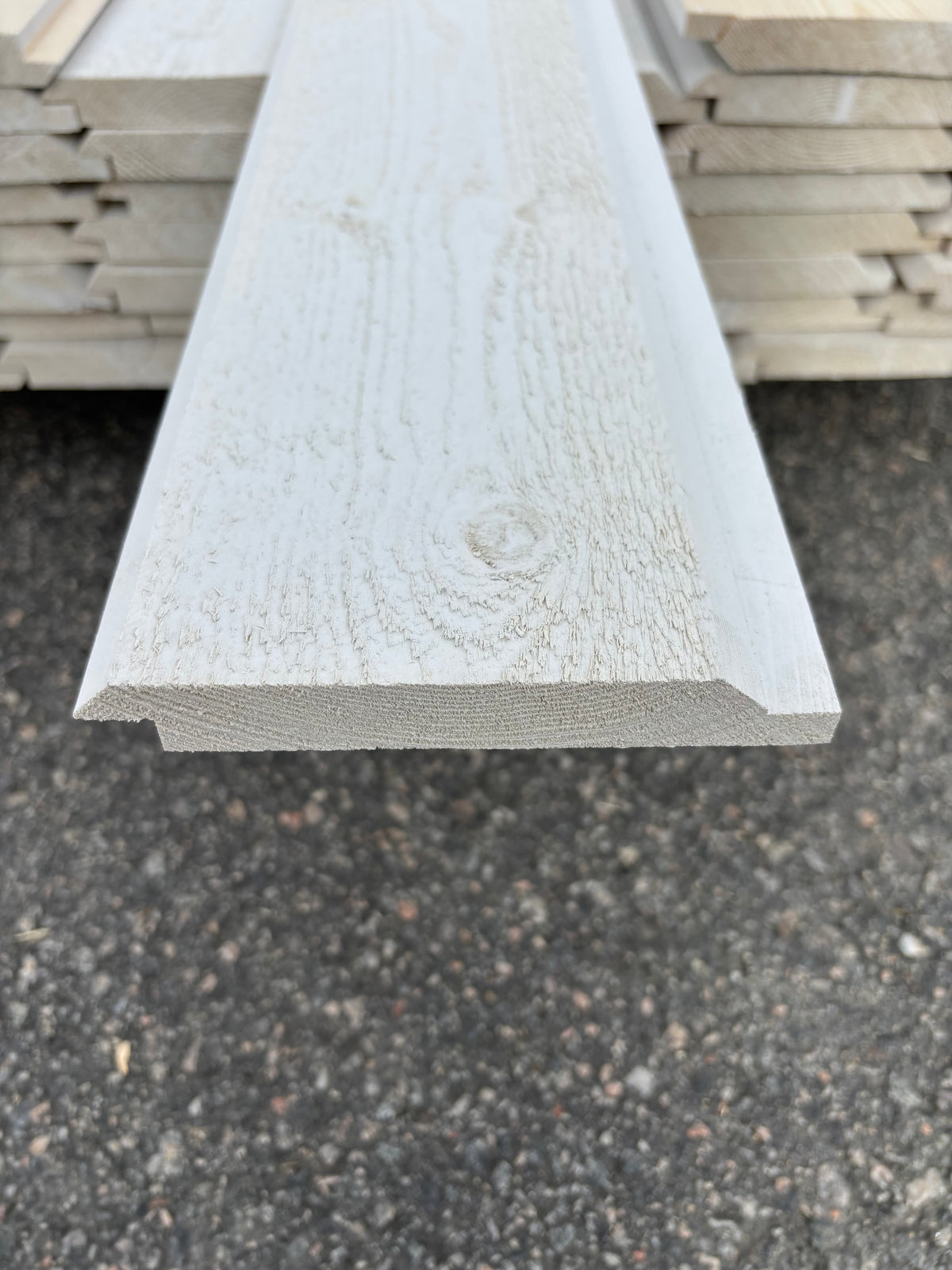 Paket Falsad Dubbelfas 22x145mm, 54st 4,20m Grundmålad