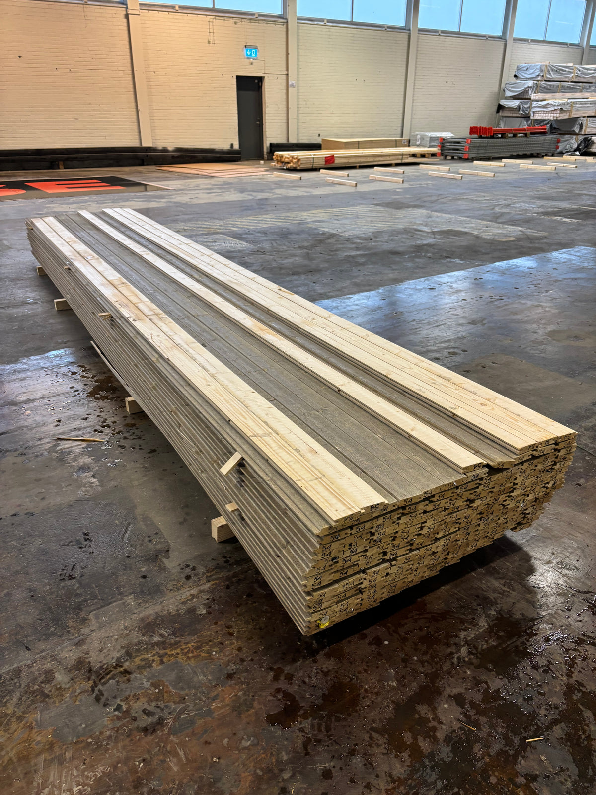 Paket Spårpanel Lasyr 22×95 mm 5,40 m – 168 st