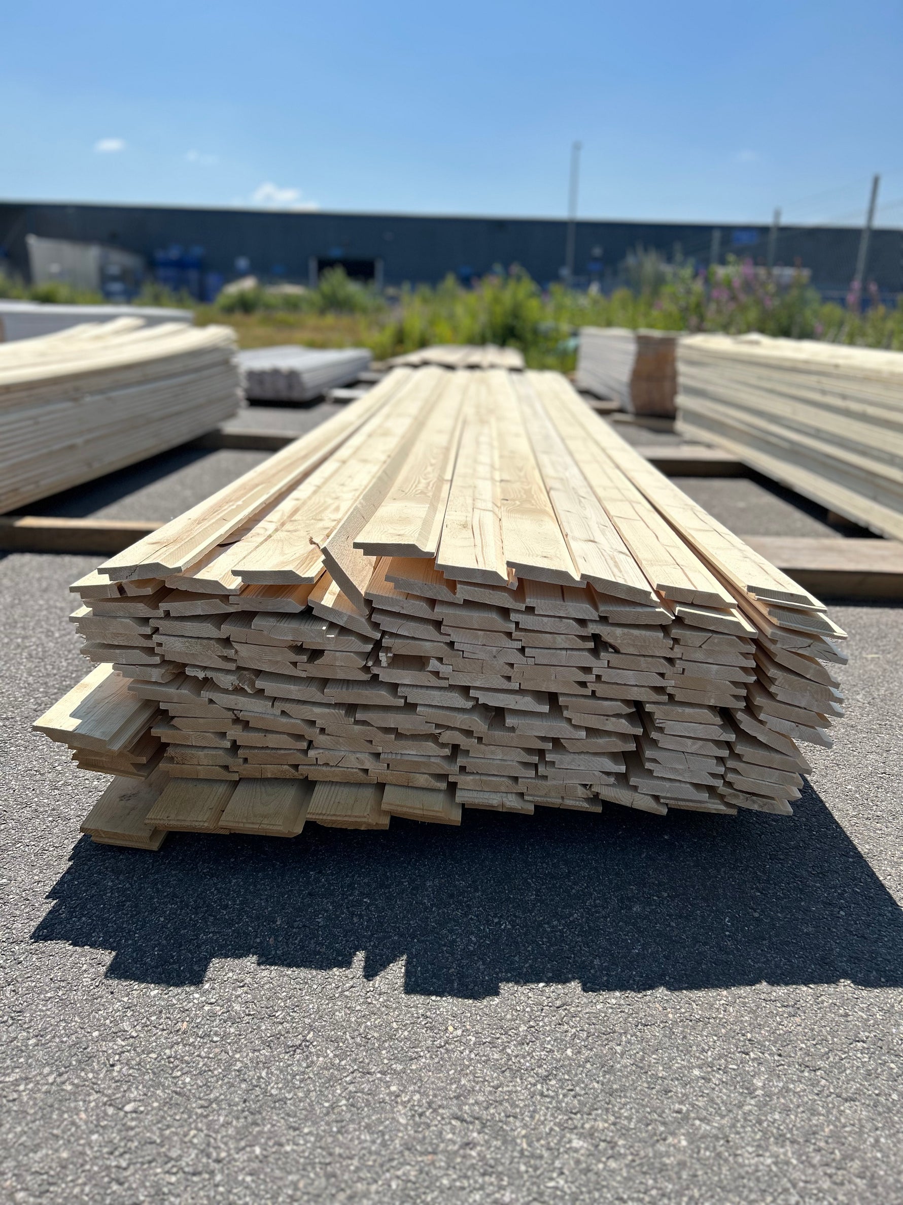 Paket Ytterpanel Enkelfas 22x120mm 4,80m 130st B-kvalitet