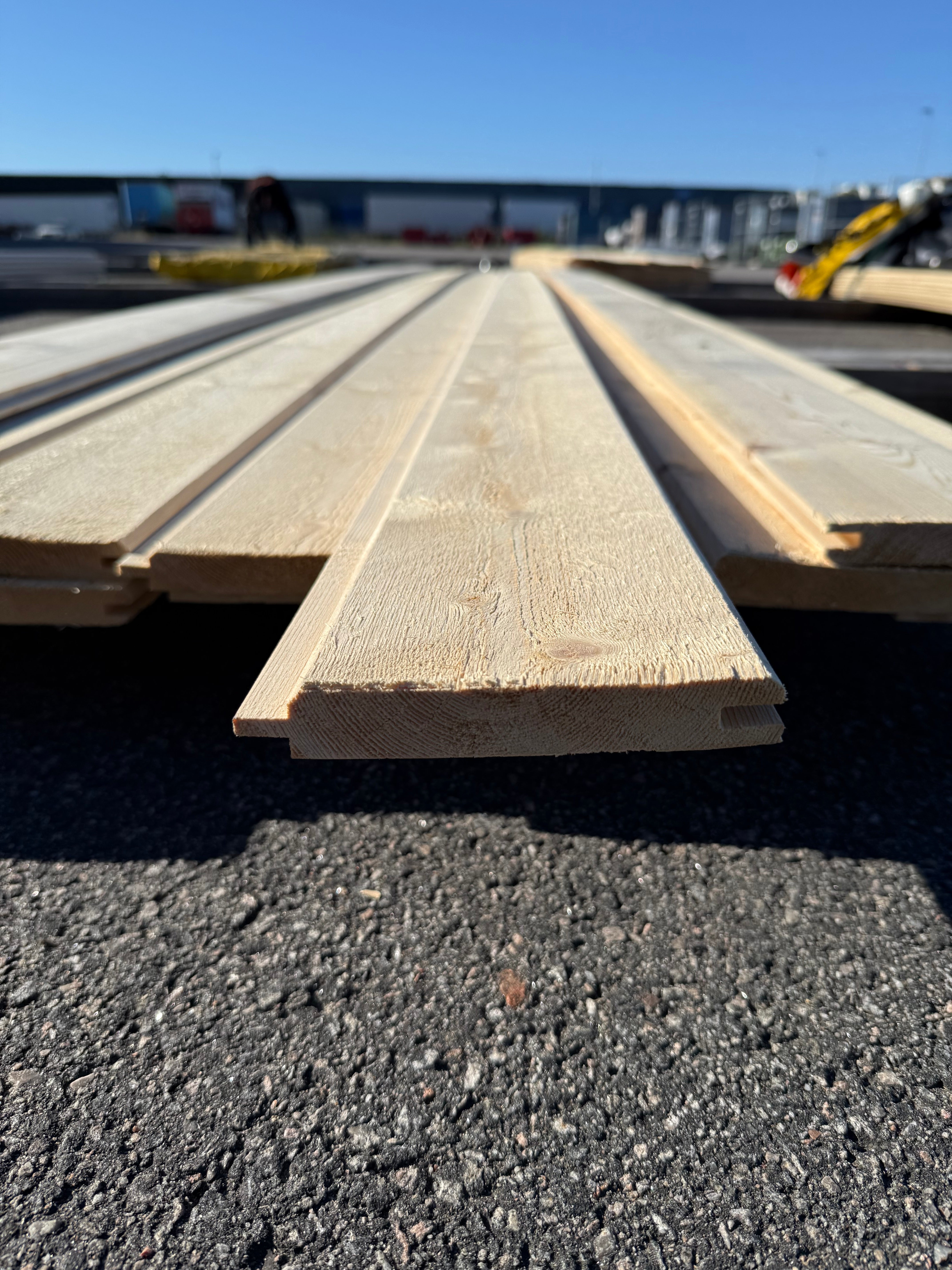 Paket Ytterpanel 22x145mm – 17 st (5,10 m, gran, obehandlad)