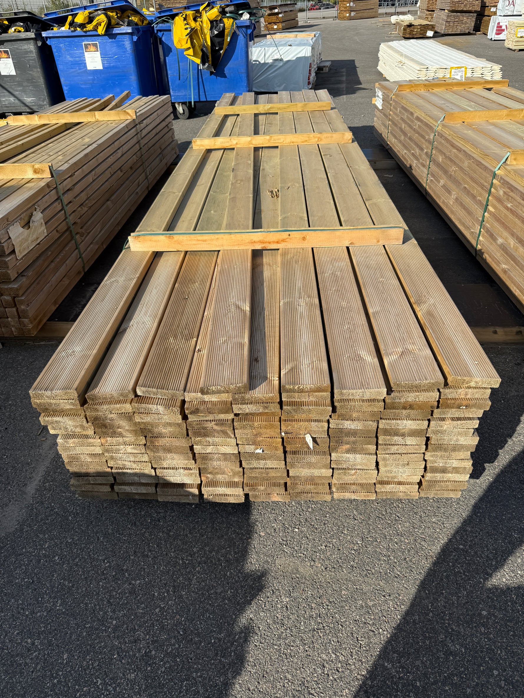 Paket Tryckimpregnerad Rillad Trall 28×120 mm 4,80m 123st (NTR-AB, G4-2)