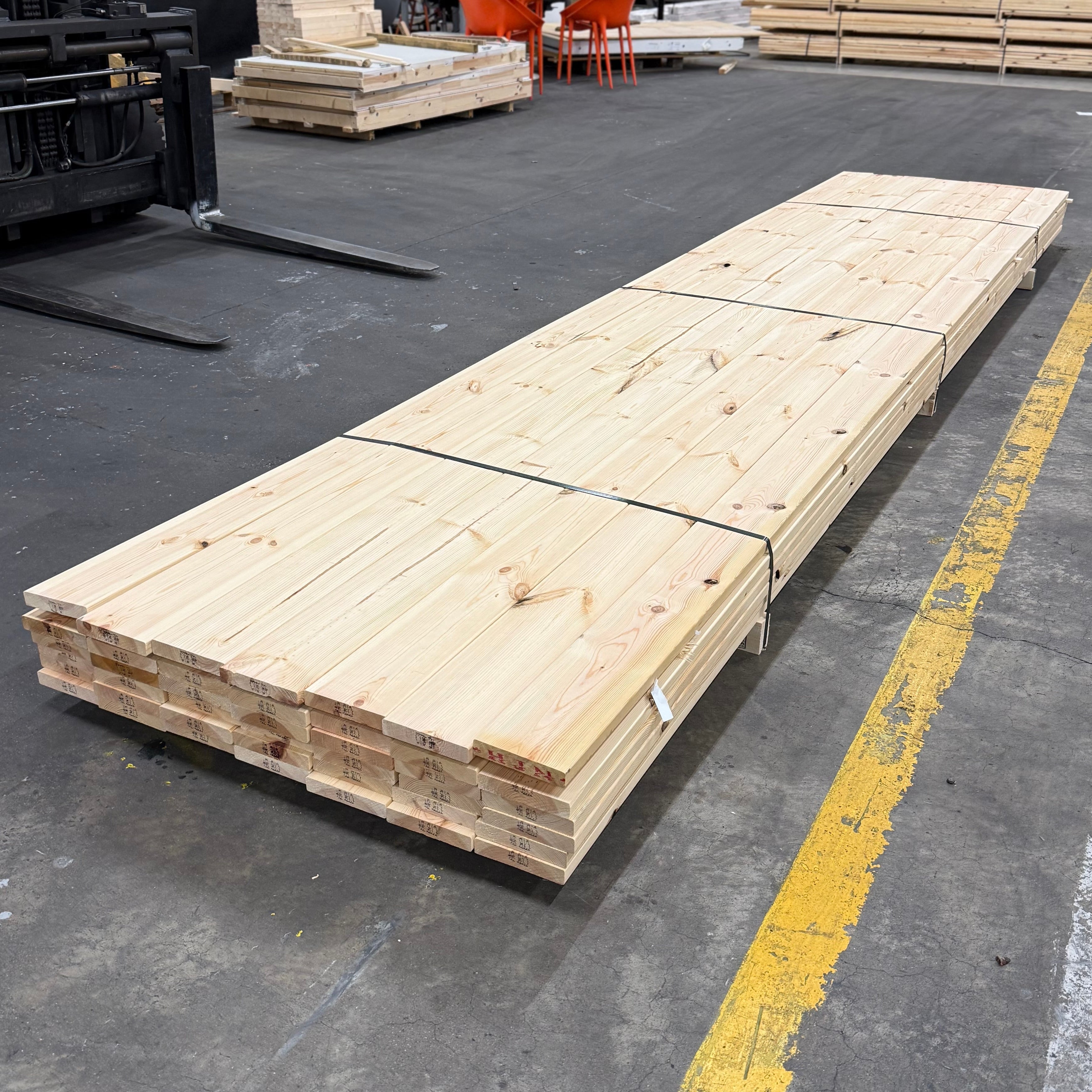 Paket Hyvlade Brädor 27x145mm 4.80m- 42st (Furu) B- sortering