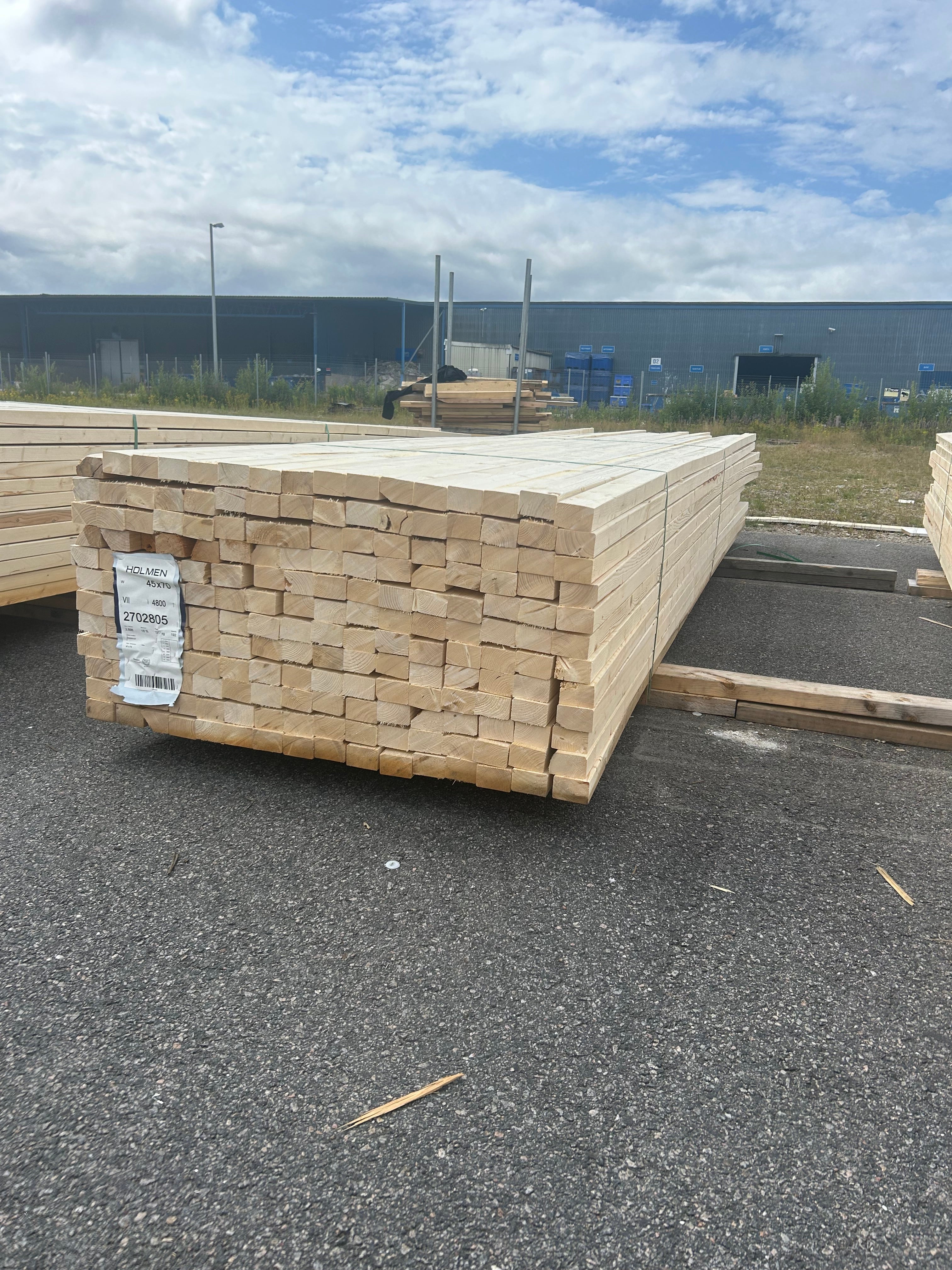 Paket Reglar 45x70mm 2,70-4,80m 192st