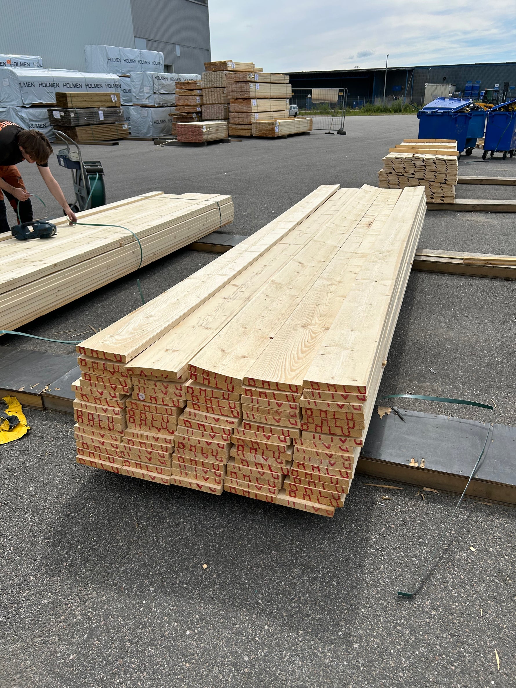 Paket Finsågade Brädor 28x195mm 4,20m 77st- Obehandlade