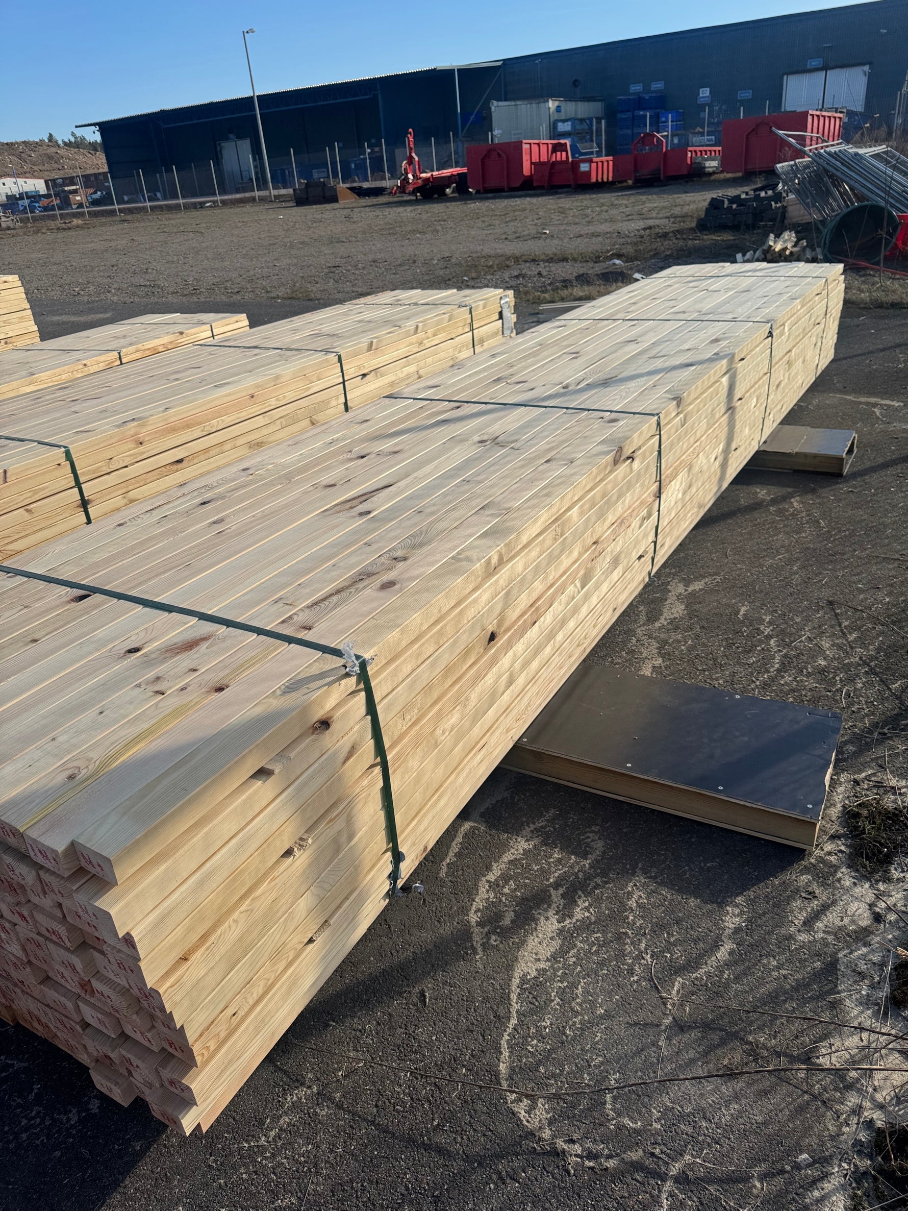 Paket Reglar 48x73 mm – 154 st (5,40 m, furu)