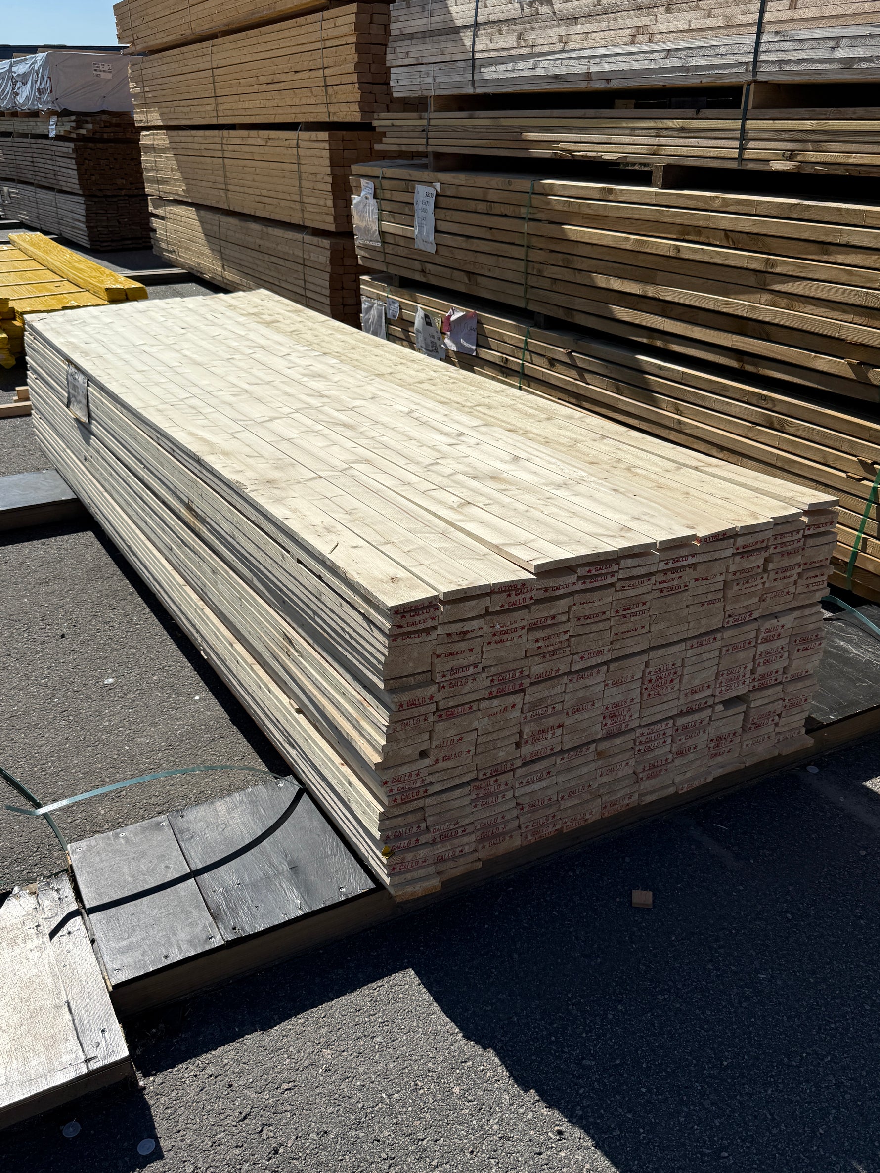 Paket Råplan Klyvsida 17x95mm 3.30m- 330st Obehandlad