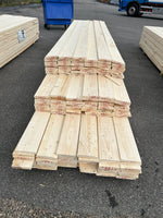 Paket Finsågade Brädor 22x170 mm – 4,20–5,40 m (Andra sortering)