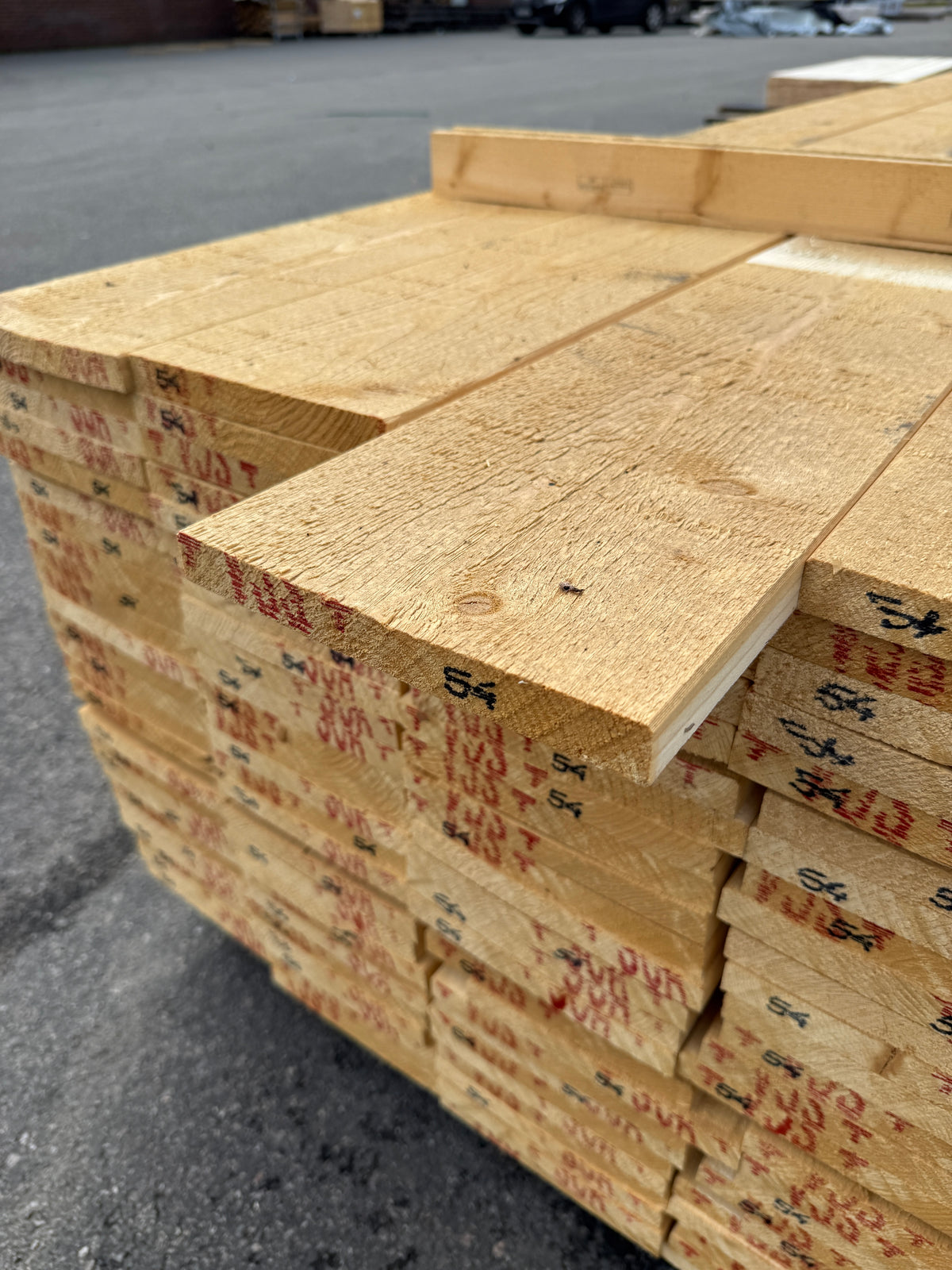 Paket Finsågade Brädor 22x195mm 5,40m 125st (Revor)