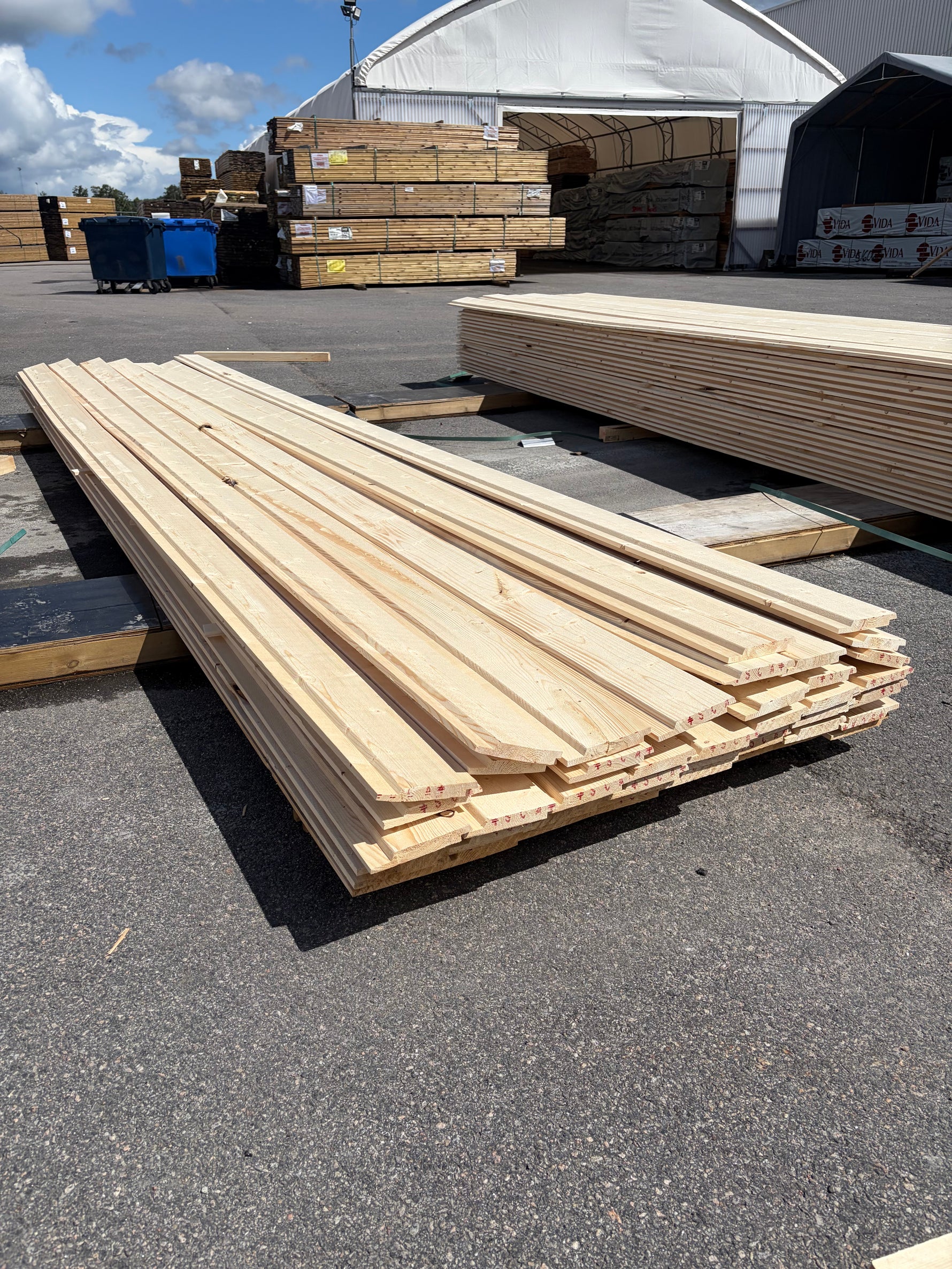Paket Dubbelfasspont 22x145mm, 41st 4,80m (Andra sortering)