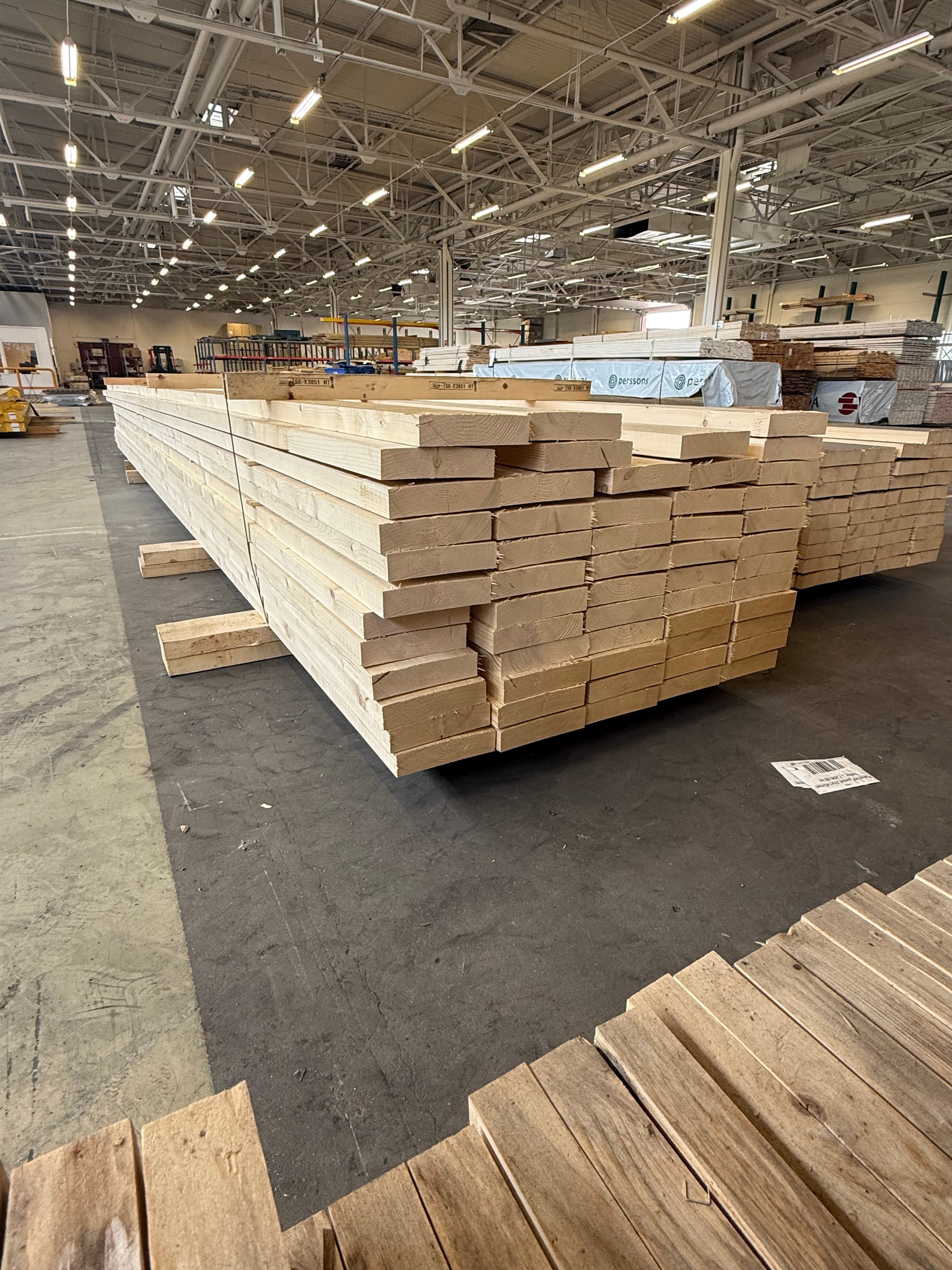 Paket Reglar Ohyvlade Fingerskarvade 47x200 mm – 7,00 m – 57 st