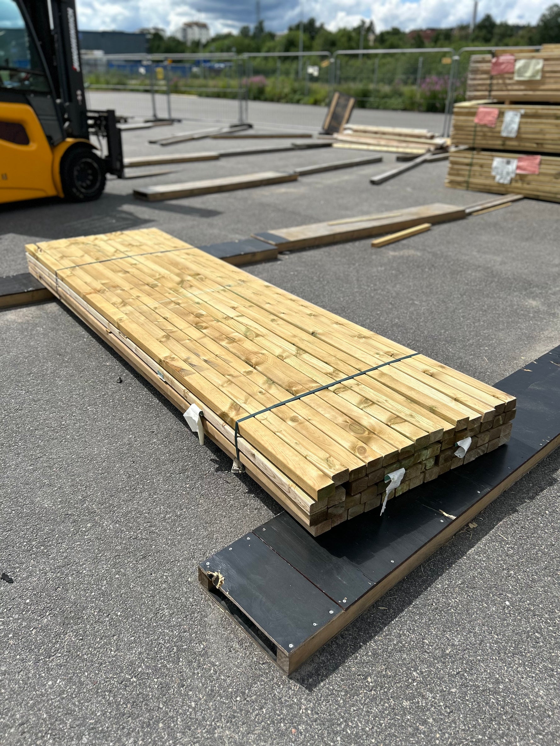 Paket Tryckimpregnerade Reglar 45x70mm 56st 3.30m