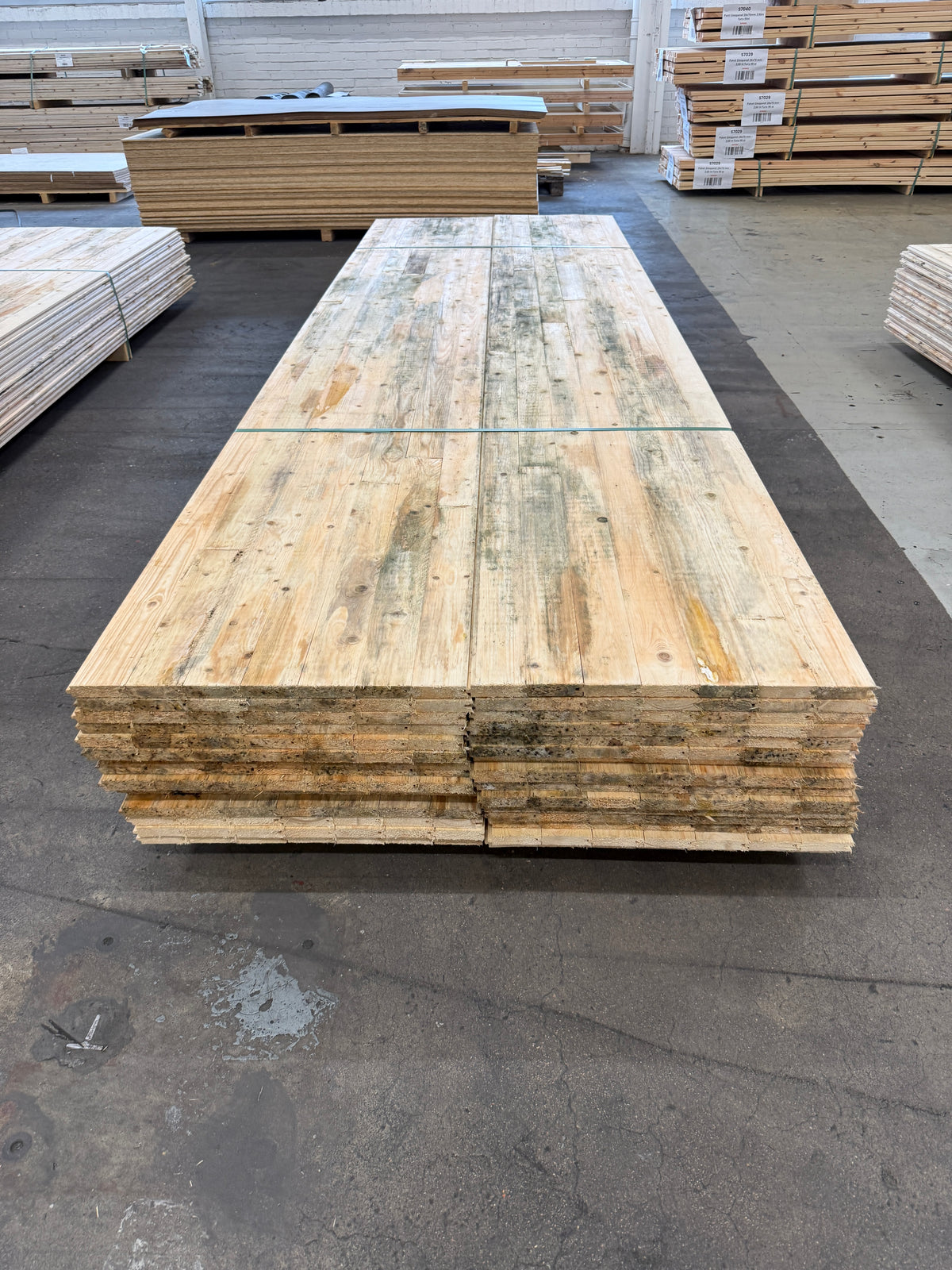 Paket Råspontluckor 20x540x3600mm 30st (Fuktskadat)