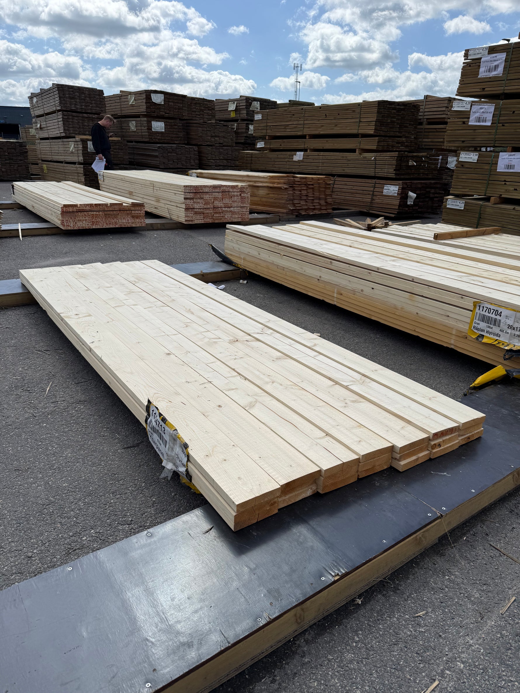 Paket Finsågade Brädor 28x145mm 3.0m 21st