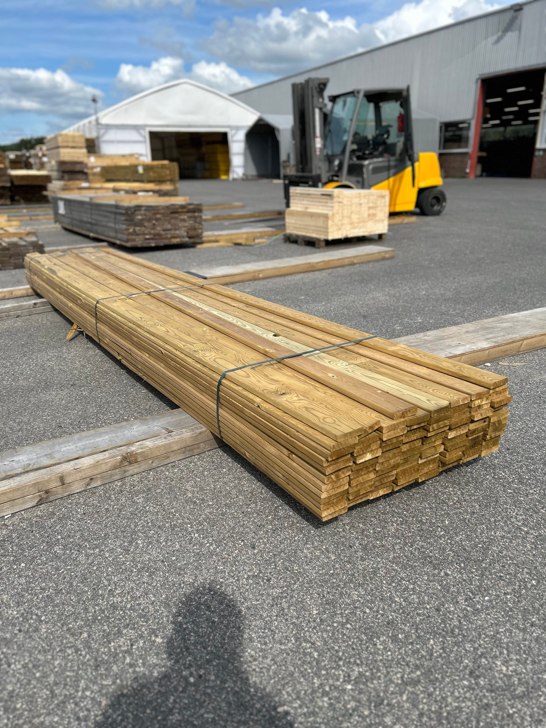 Paket Tryckimpregnerad Trall 22x95mm 91st 4.20m- Andra sortering